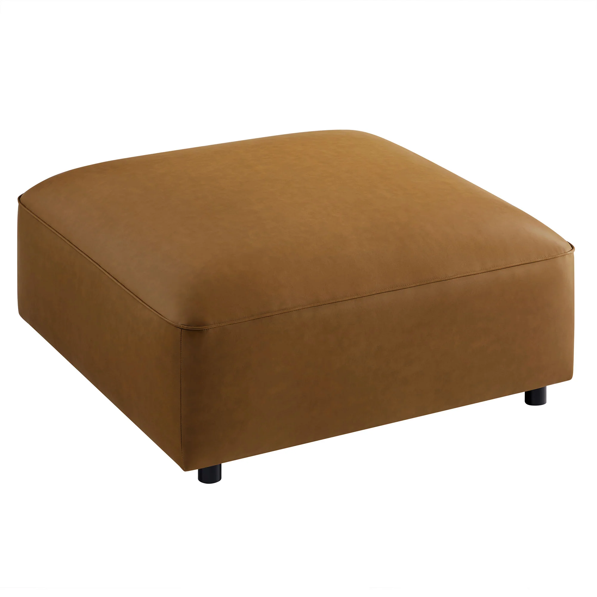 Auren Upholstered Vegan Leather Ottoman by Modway - Image 4