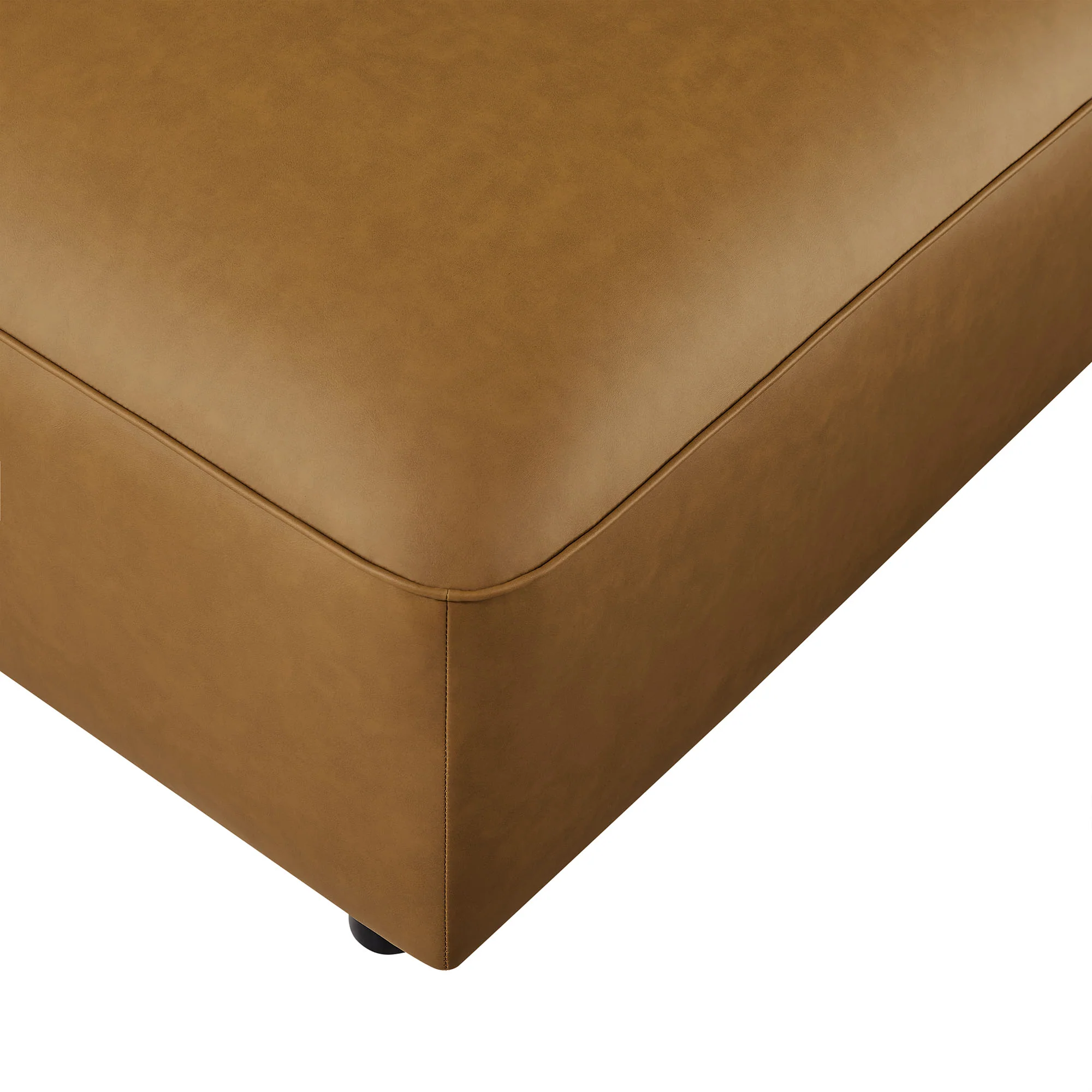 Auren Upholstered Vegan Leather Ottoman by Modway - Image 5