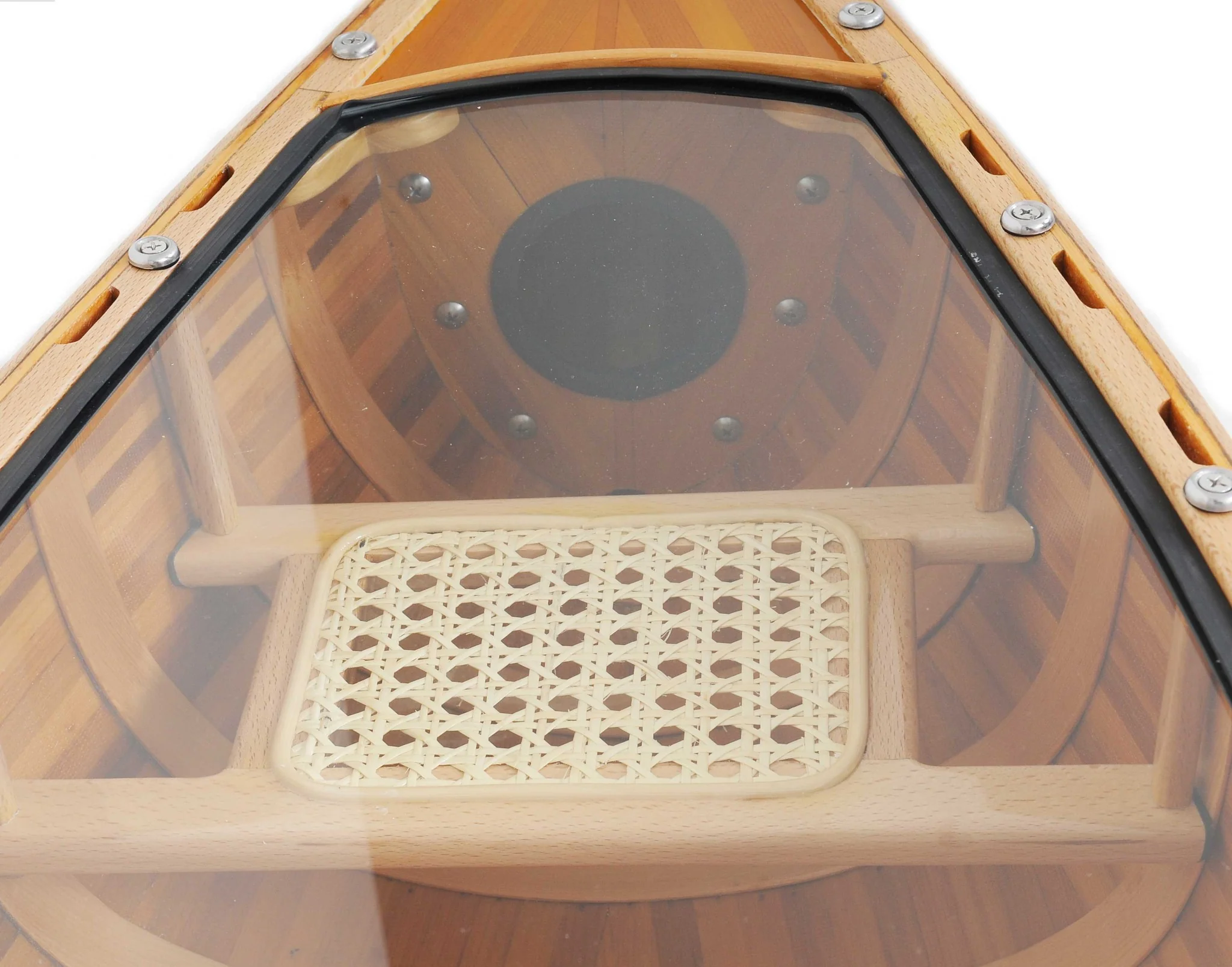 Authentic Real Wood Canoe Coffe Table By Homeroots - Image 2