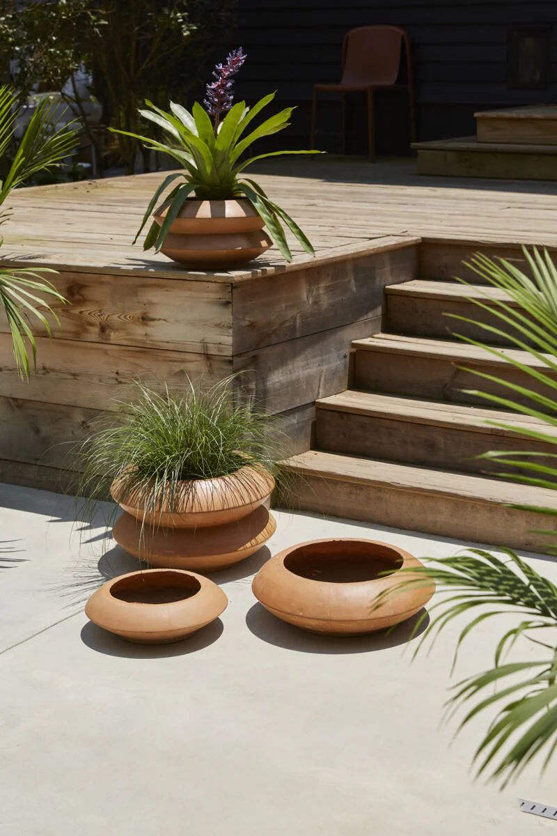 Avana Stacking Planter 15.5"x 5" By Accent Decor - Image 5