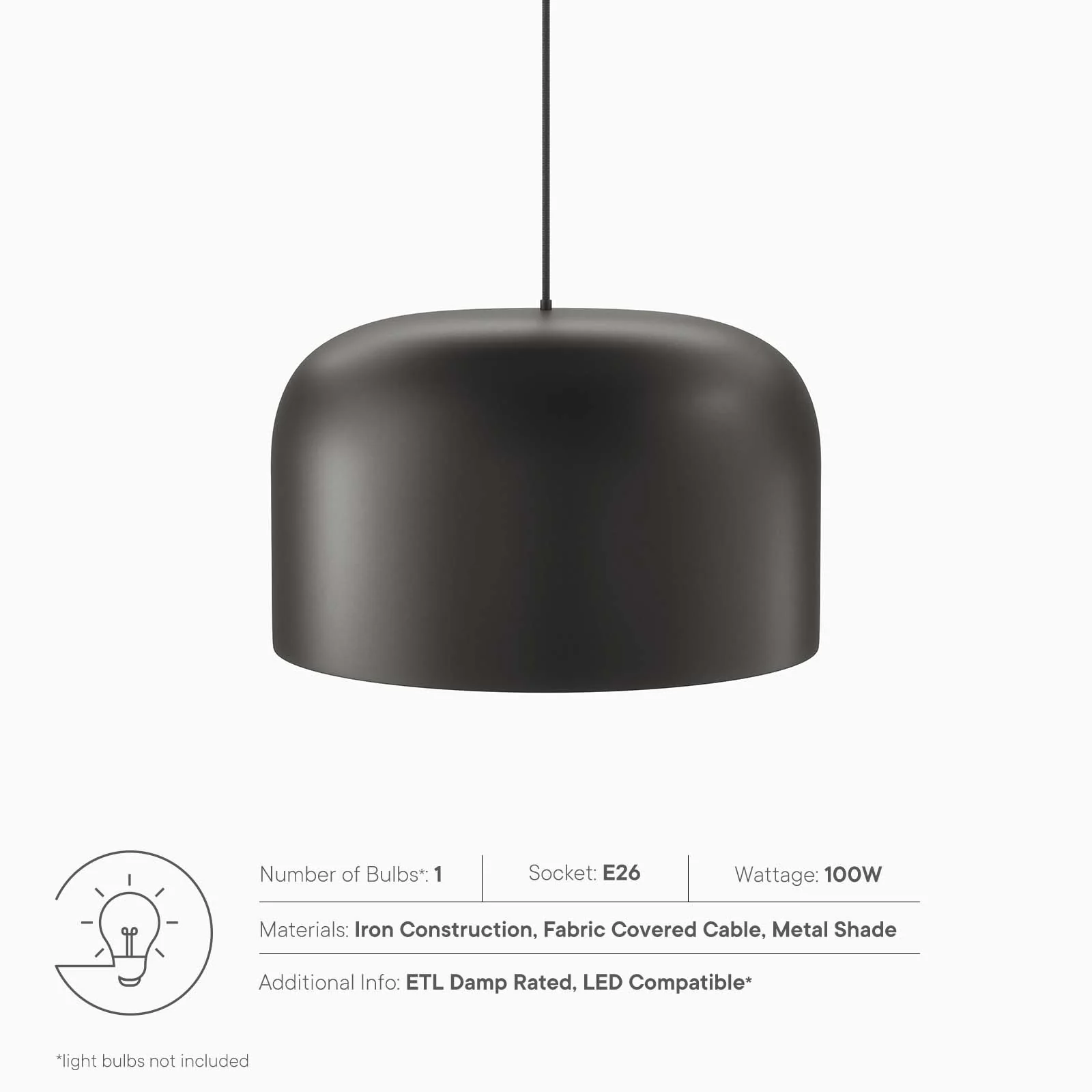 Avenue 1-Light Pendant Light By Modway - EEI-5665 - Image 7