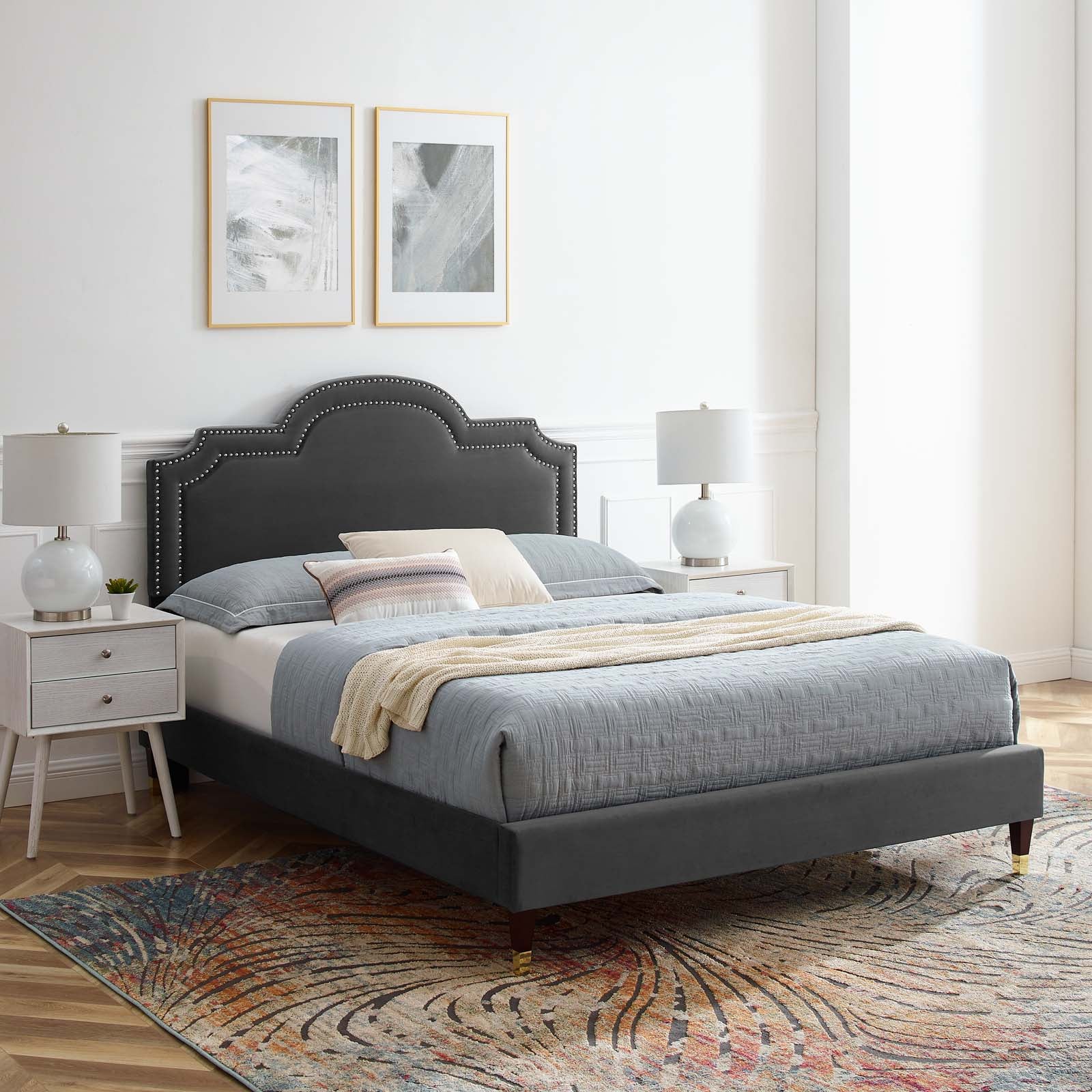 Aviana Performance Velvet Full Bed By Modway - MOD-6809 - Image 4