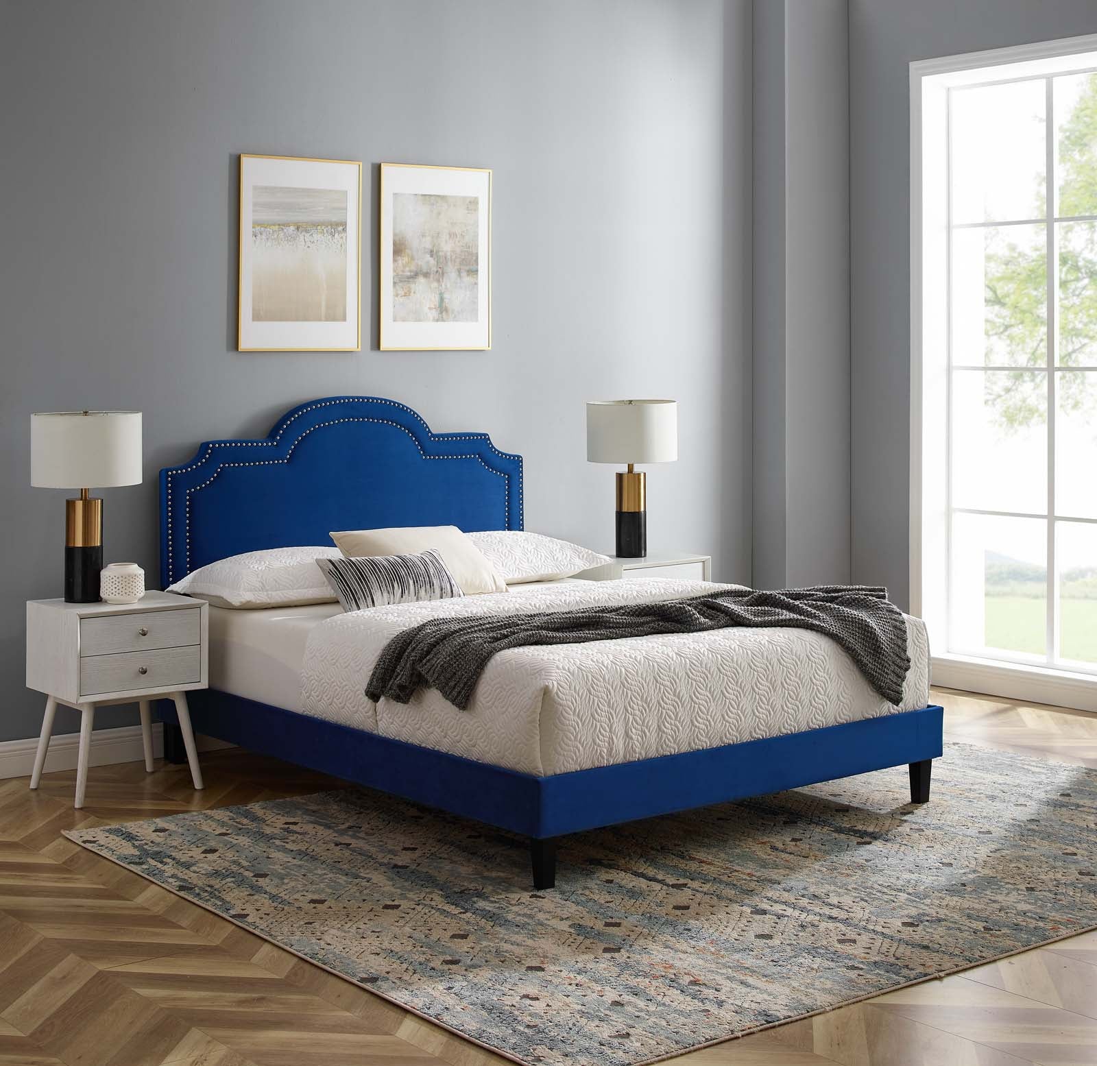 Aviana Performance Velvet Full Bed By Modway - MOD-6814 - Image 26