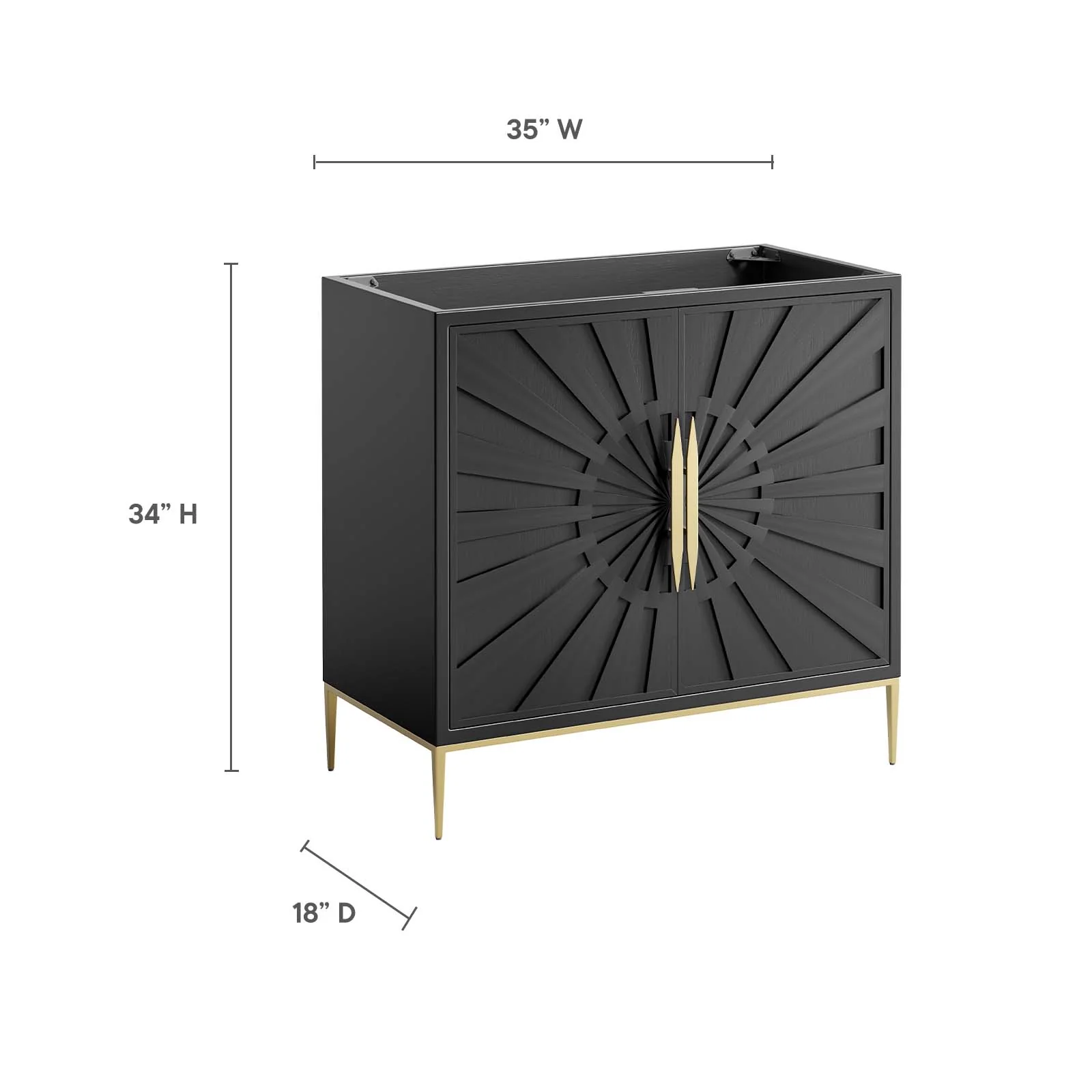 Awaken 36" Bathroom Vanity Cabinet By Modway - EEI-6162 - Image 8