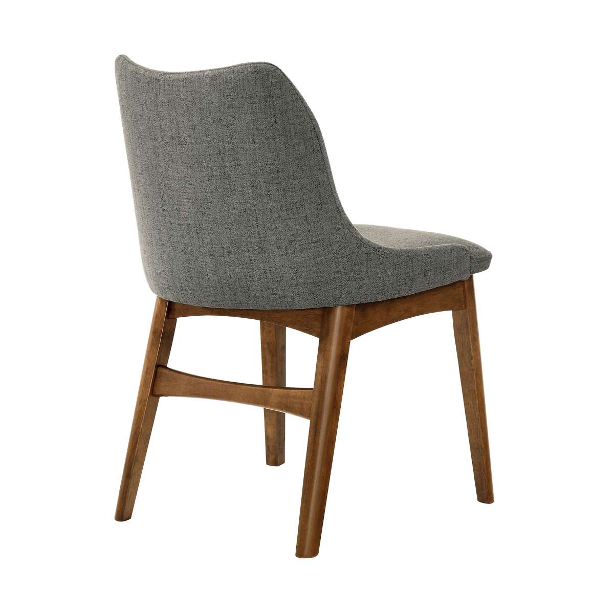 Azalea Blue Fabric and Walnut Wood Dining Side Chairs - Set of 2 By Armen Living - Image 13