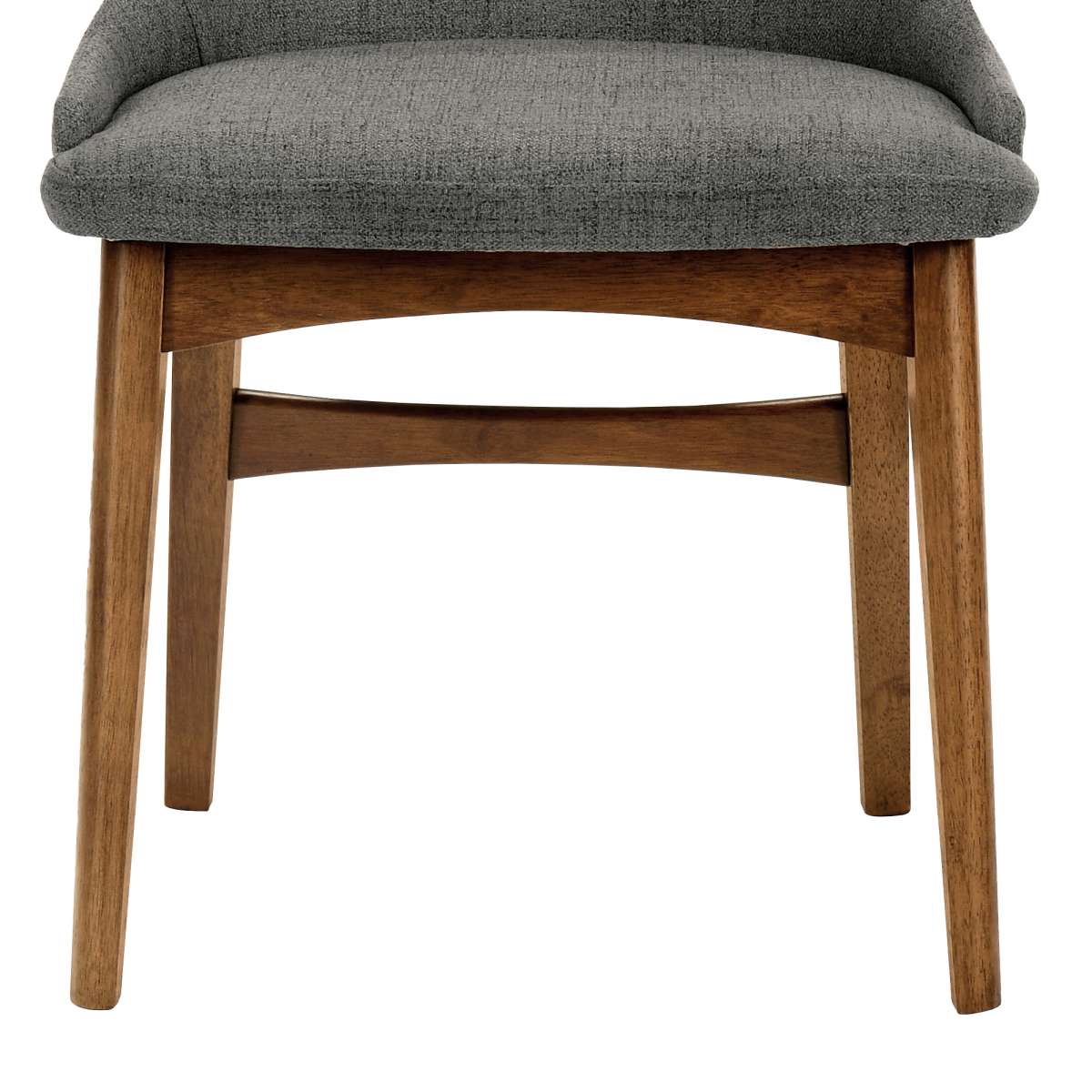 Azalea Blue Fabric and Walnut Wood Dining Side Chairs - Set of 2 By Armen Living - Image 16