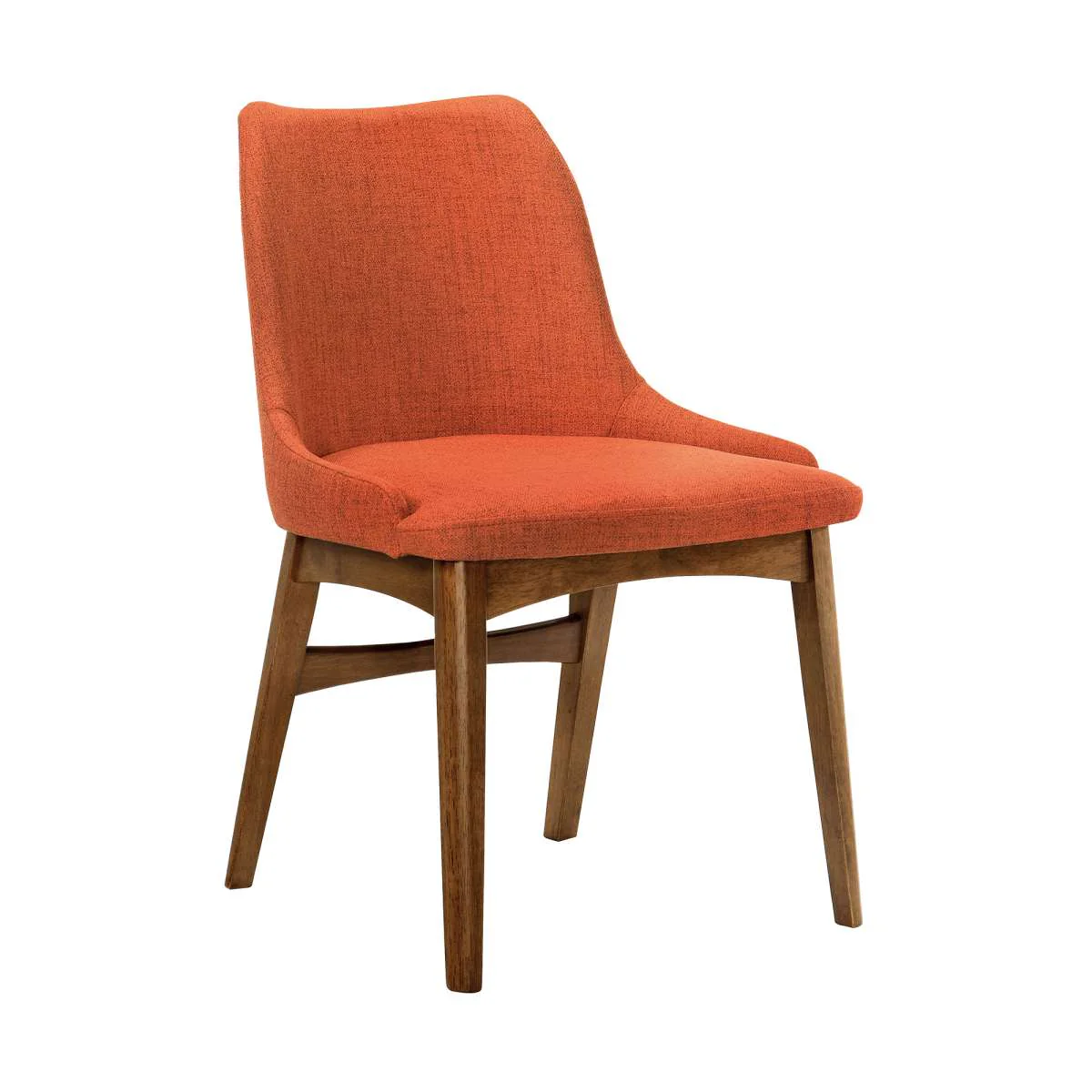 Azalea Blue Fabric and Walnut Wood Dining Side Chairs - Set of 2 By Armen Living - Image 19