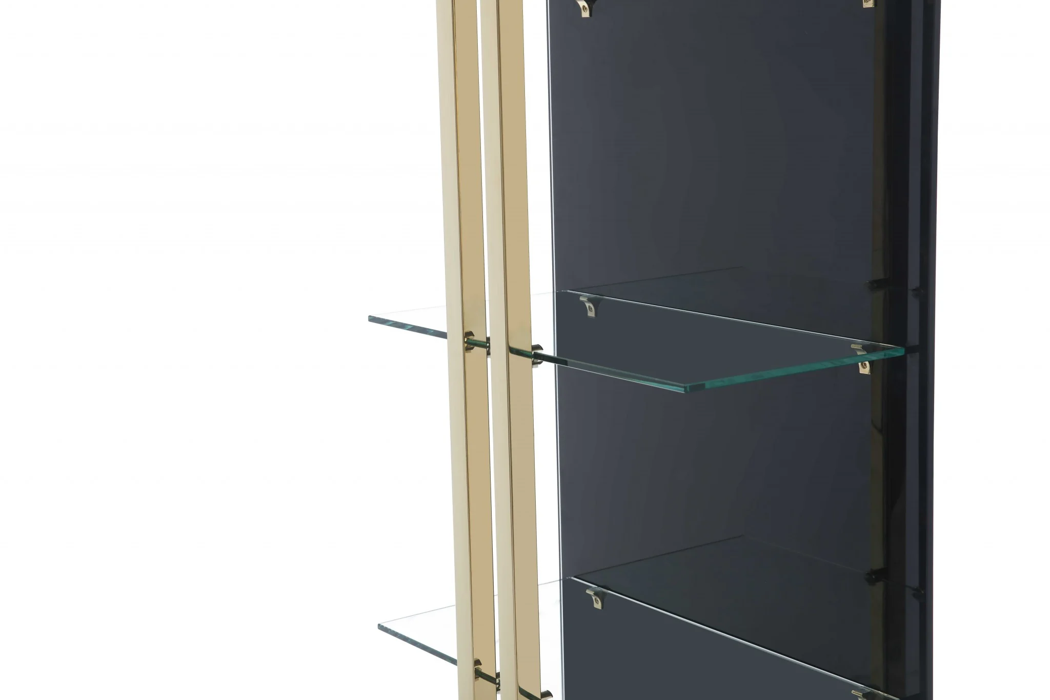 Back Glass Bookshelf By Homeroots - Image 3