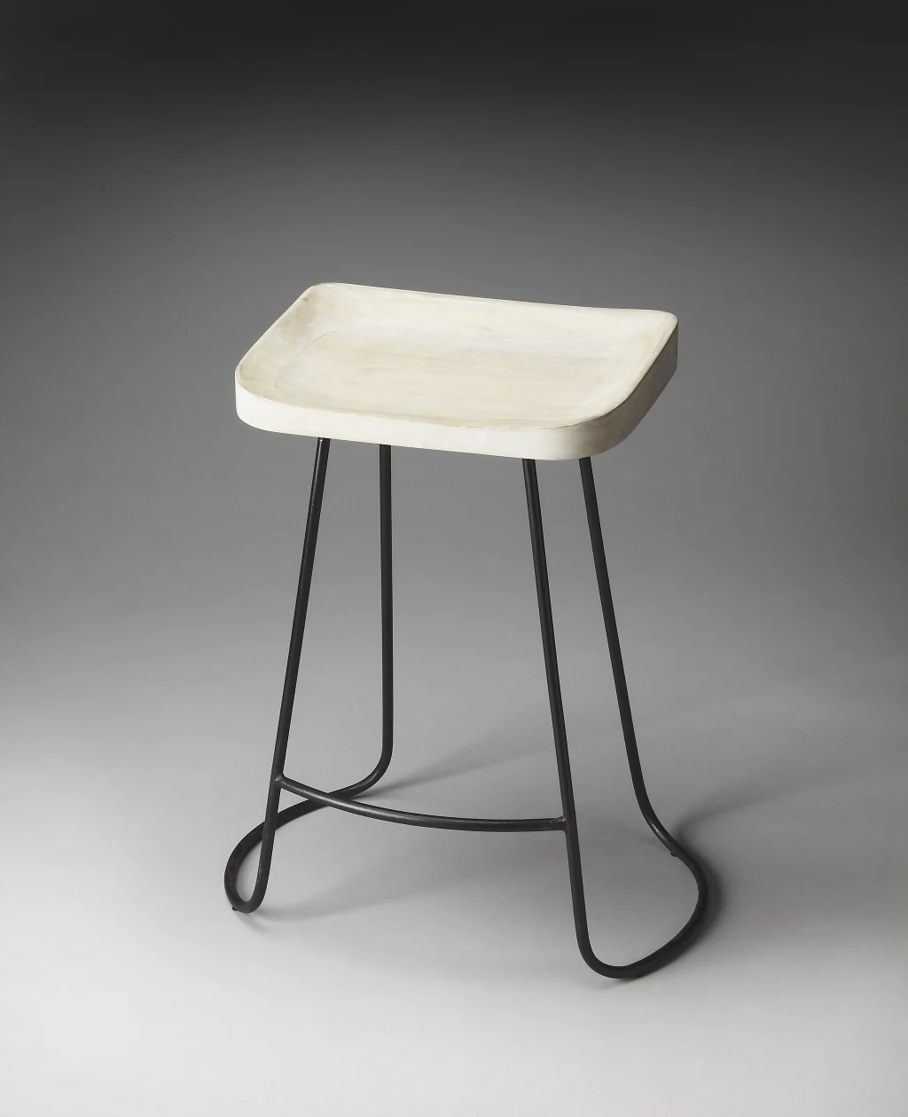 Backless Wood Counter Stool By Homeroots - Image 2