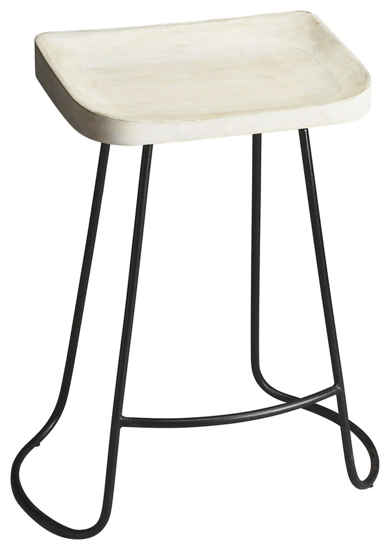 Backless Wood Counter Stool By Homeroots - Image 3