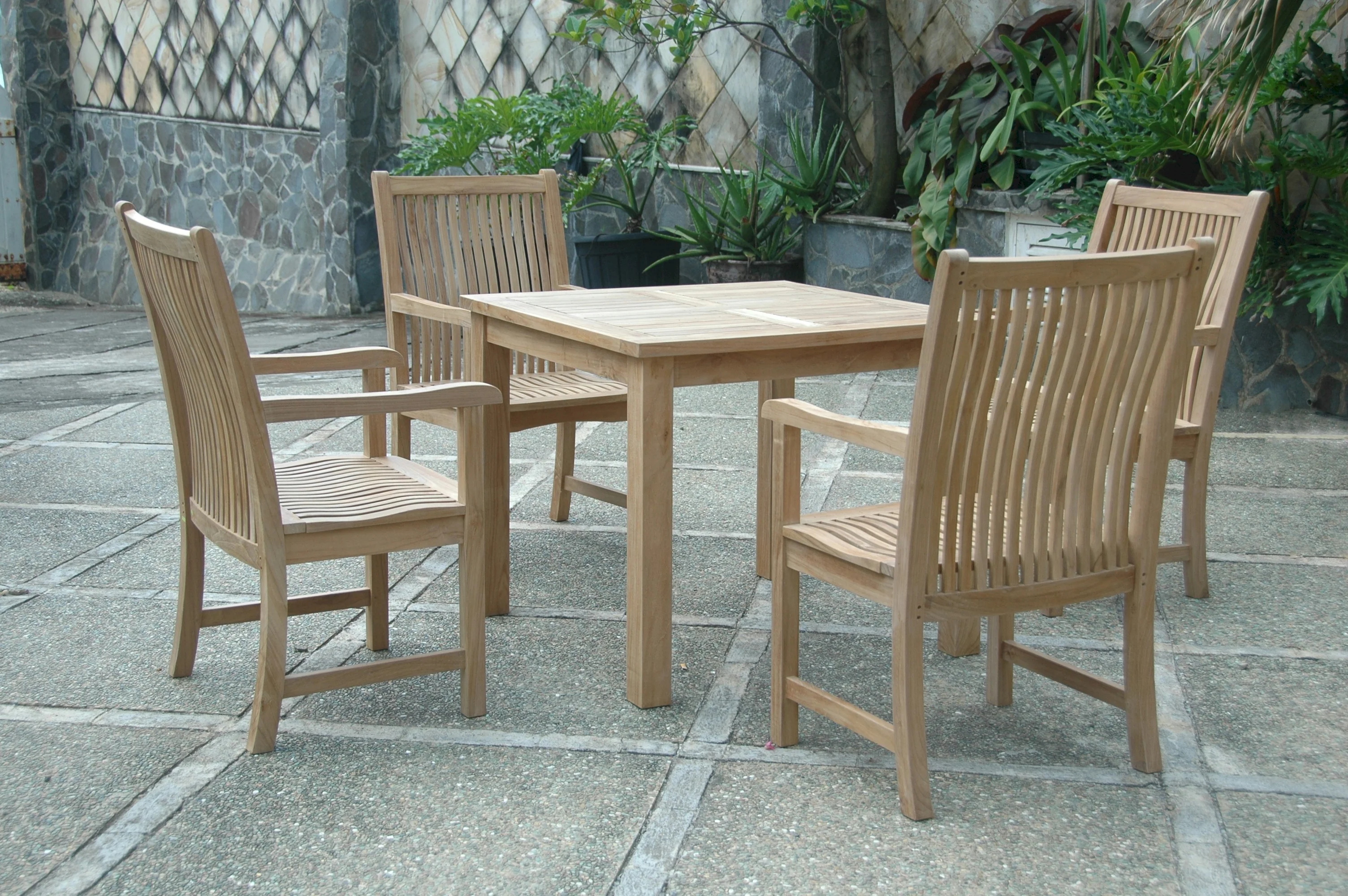 Bahama Chicago 5-Pieces Bistro Set By Anderson Teak - Image 2