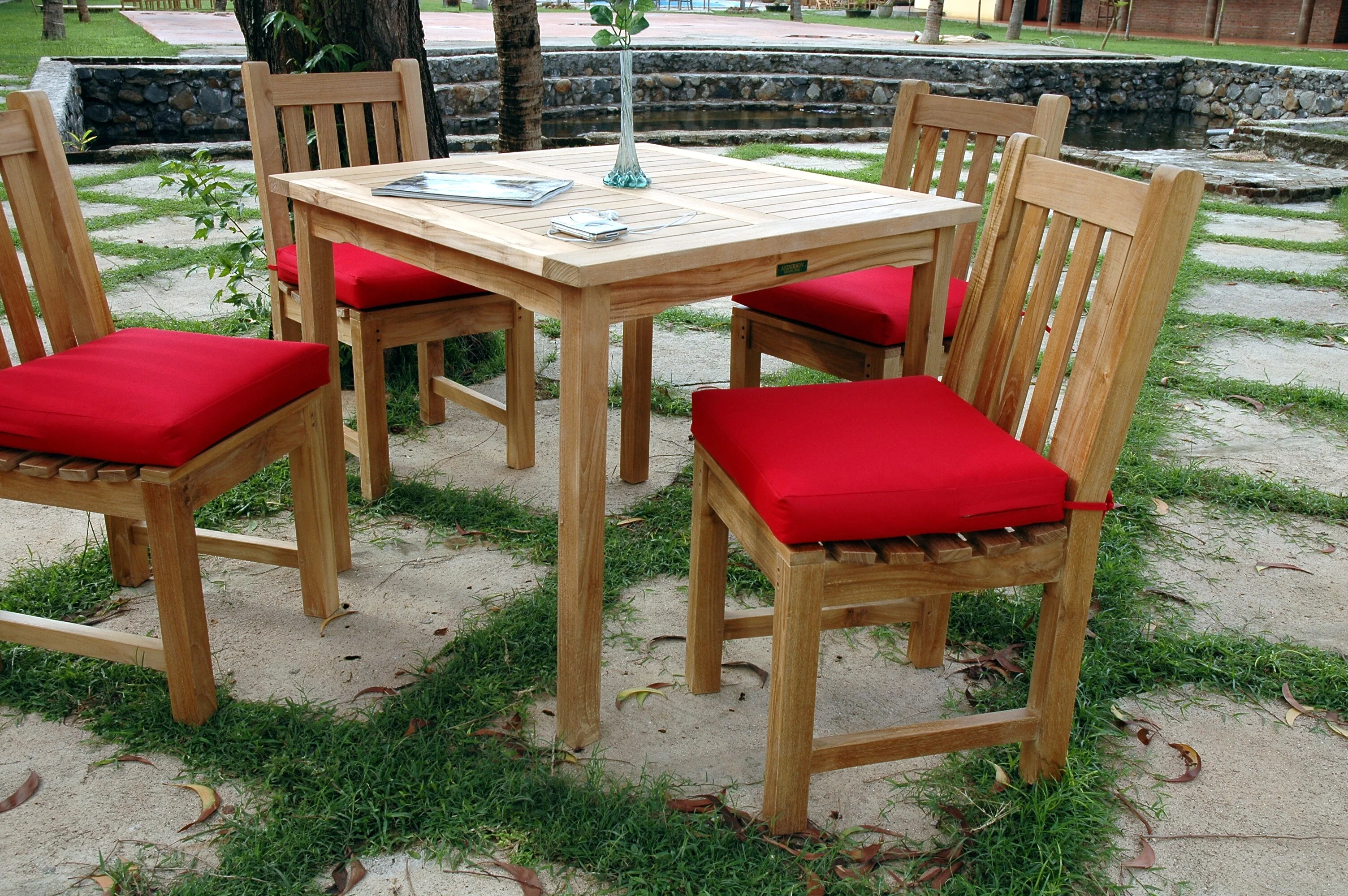 Bahama Classic 5-Pieces Dining Set By Anderson Teak - Image 2