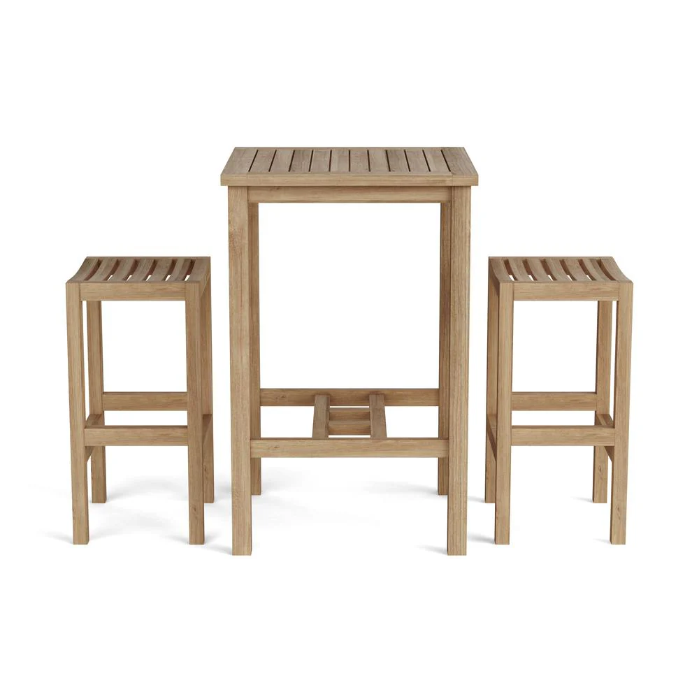 Bahama Montego 3-Pieces Square Bar Set By Anderson Teak - Image 3