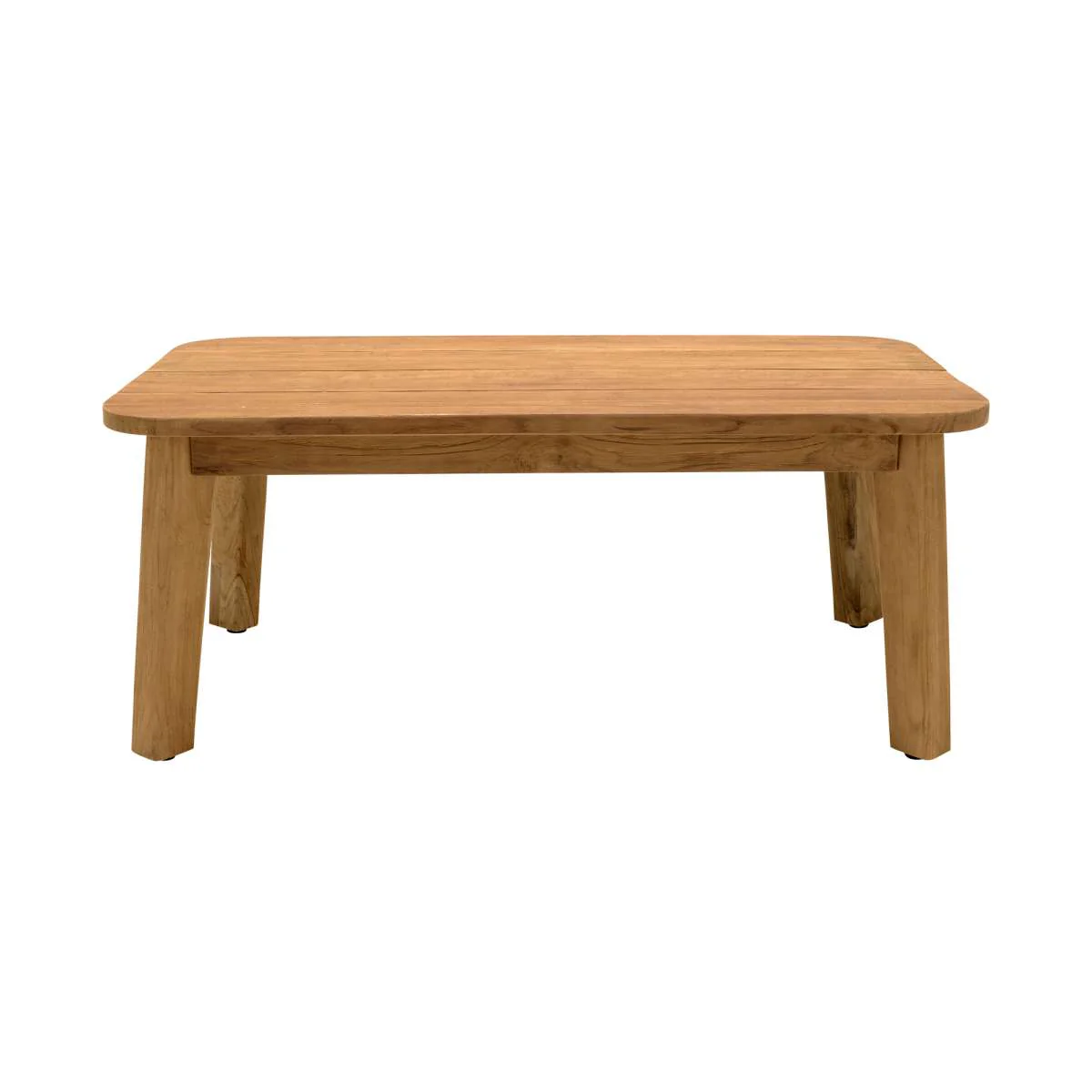 Bahamas Outdoor Rectangular Teak Wood Coffee Table By Armen Living - Image 2