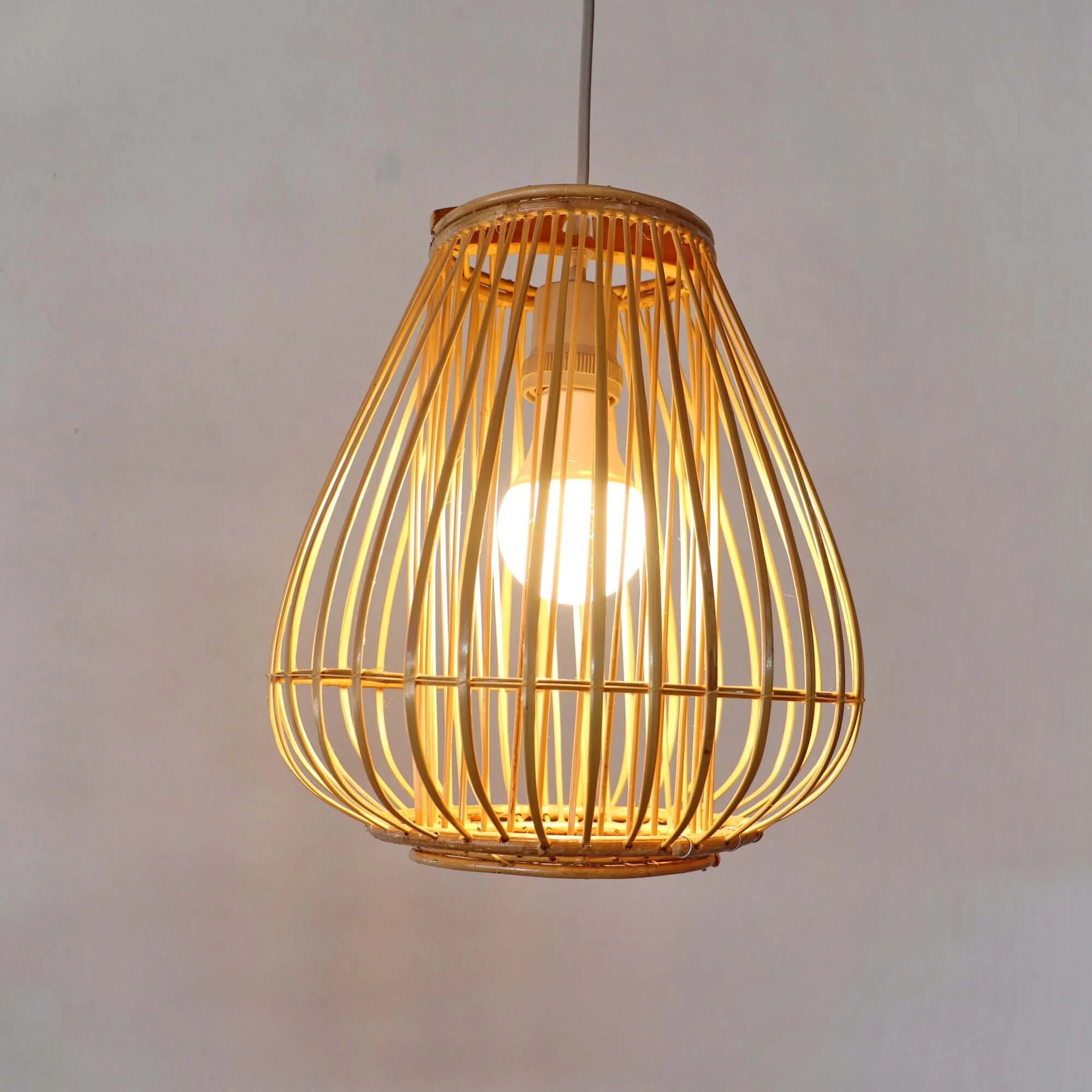 Bai Fern - Rattan And Bamboo Pendant Light Shade By Thaihome - Image 2