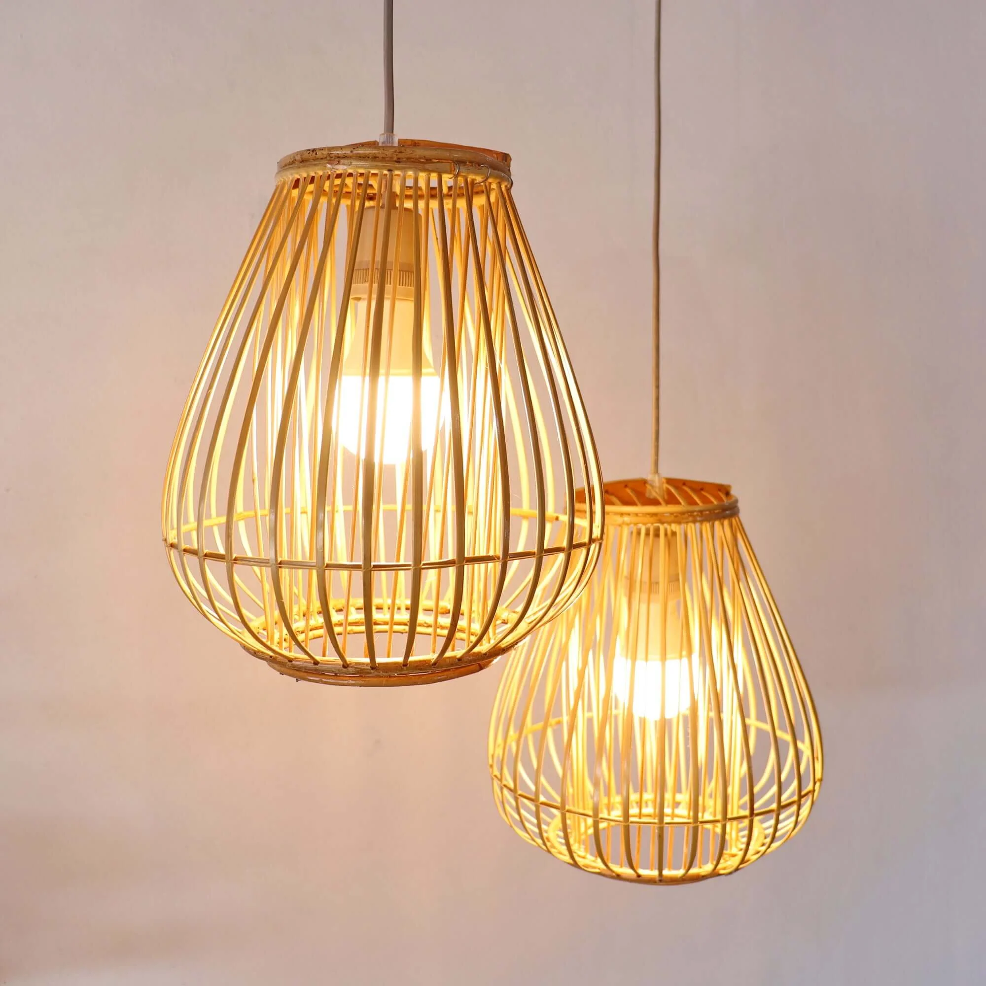 Bai Fern - Rattan And Bamboo Pendant Light Shade By Thaihome - Image 4