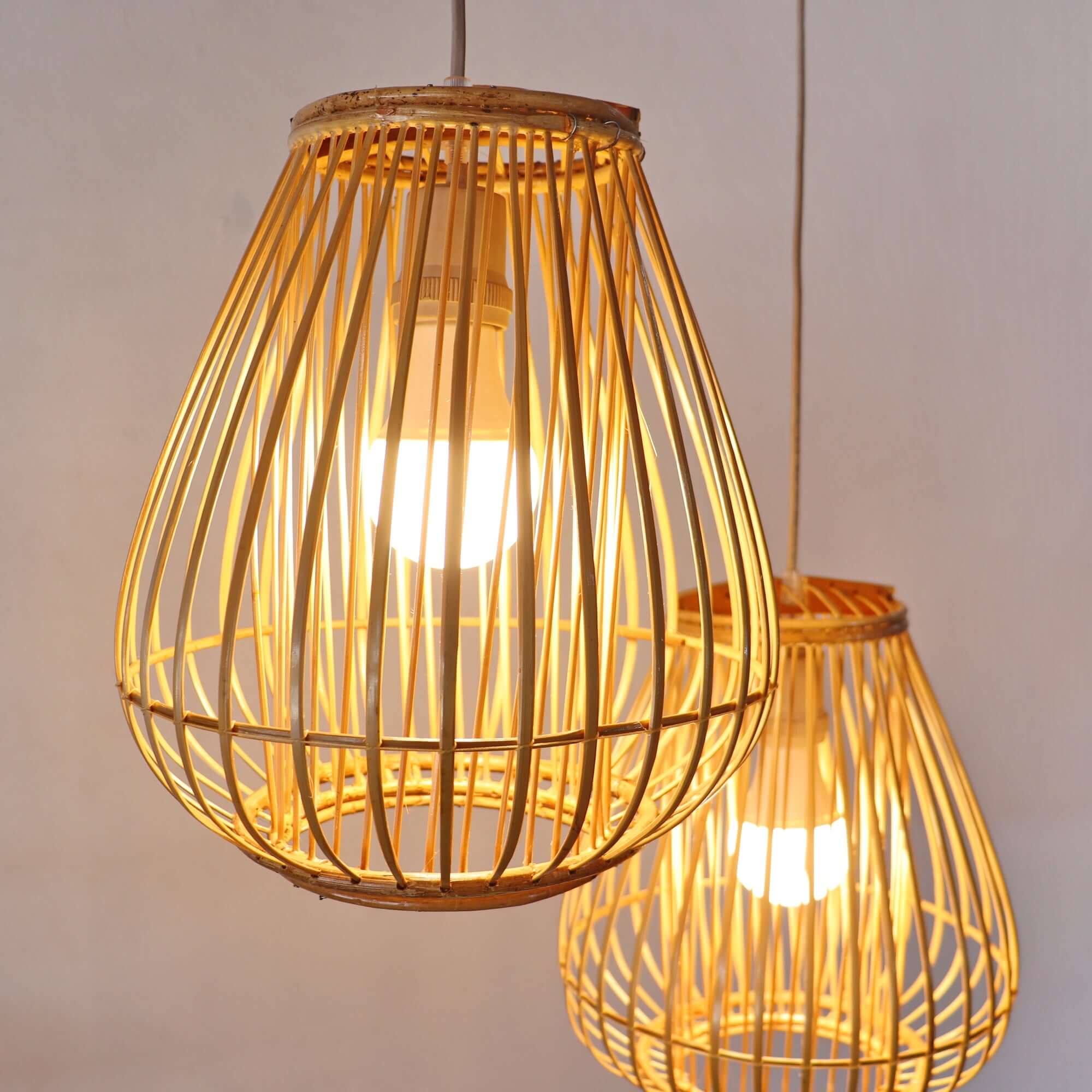 Bai Fern - Rattan And Bamboo Pendant Light Shade By Thaihome - Image 8