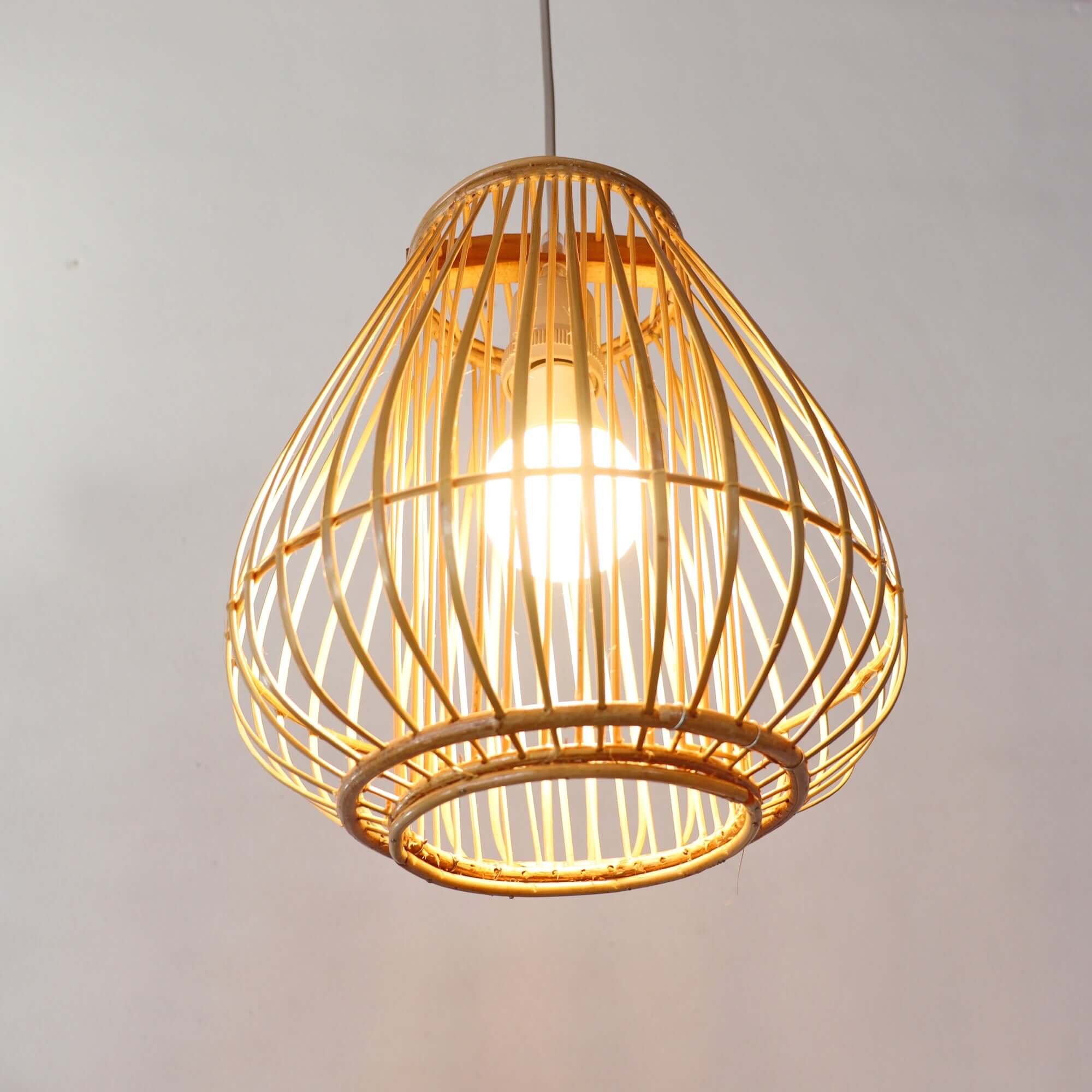 Bai Fern - Rattan And Bamboo Pendant Light Shade By Thaihome - Image 9