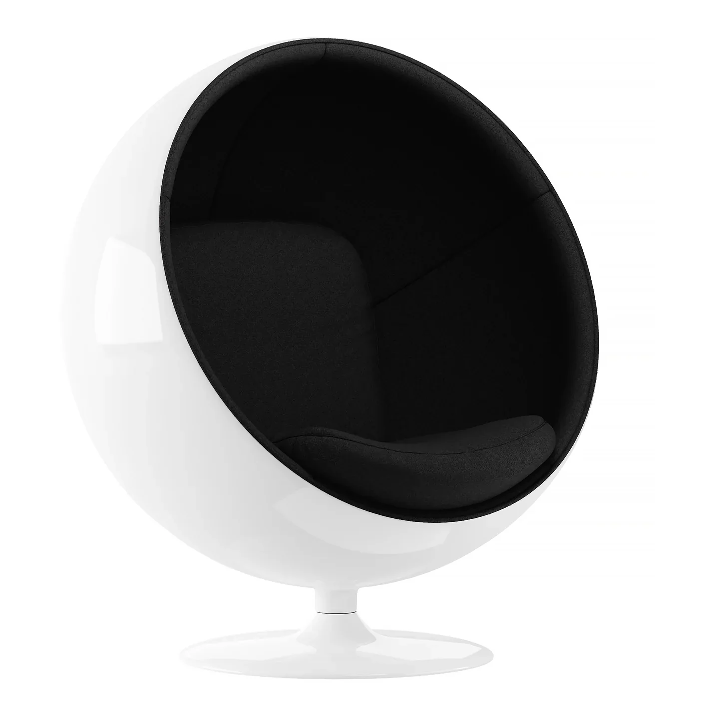 Ball Chair, Black By World Modern Design - Image 4