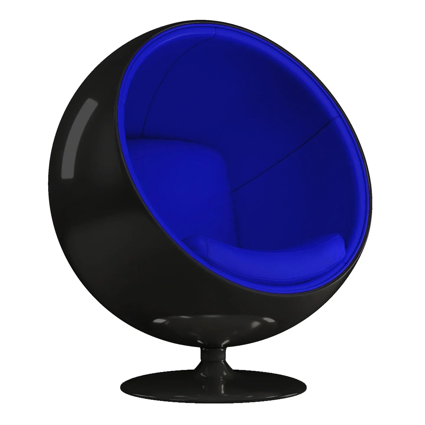 Ball Chair Black Shell By World Modern Design - Image 2