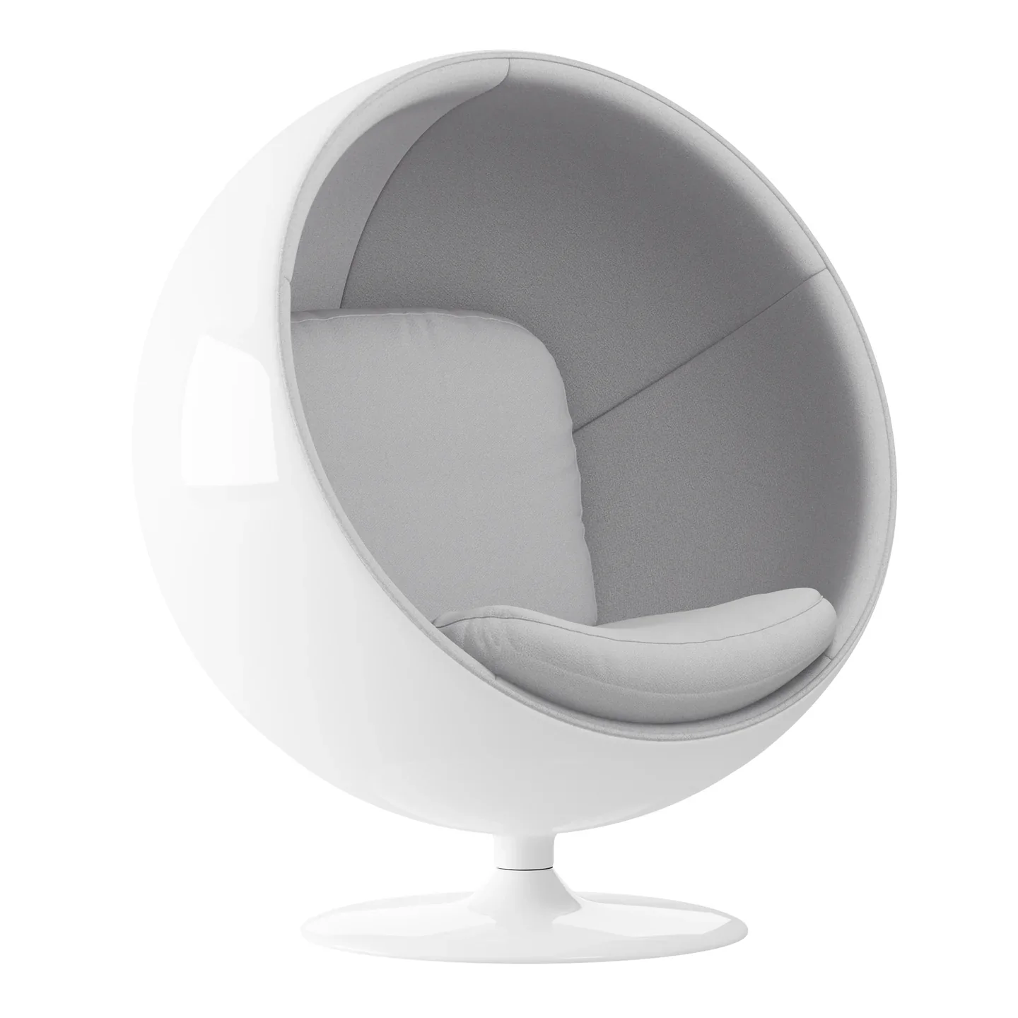 Ball Chair, Gray By World Modern Design - Image 4