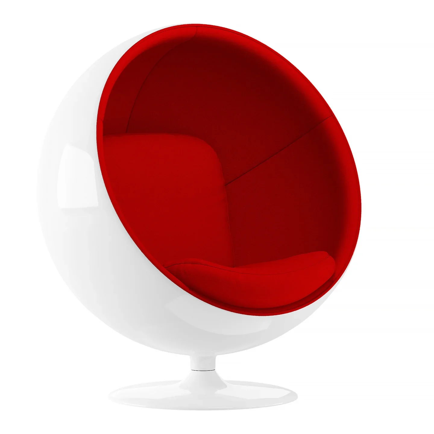 Ball Chair, Red By World Modern Design - Image 4