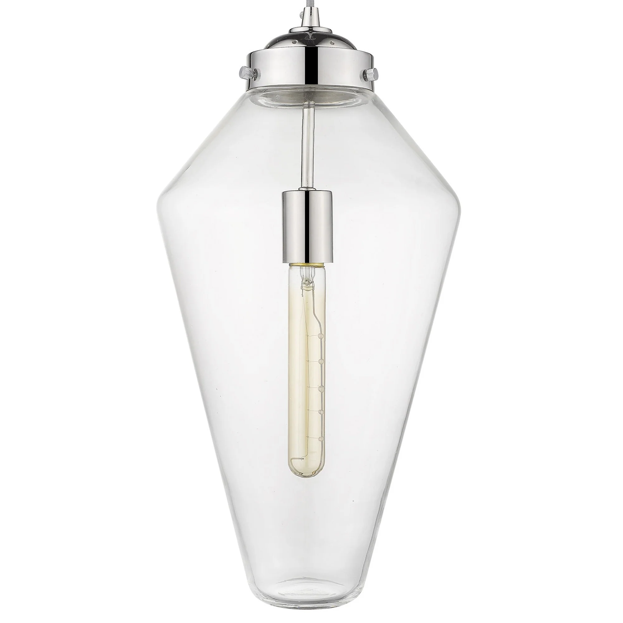 Ballina 1-Light Polished Nickel Mini-Pendant By Homeroots - 398247 - Image 3