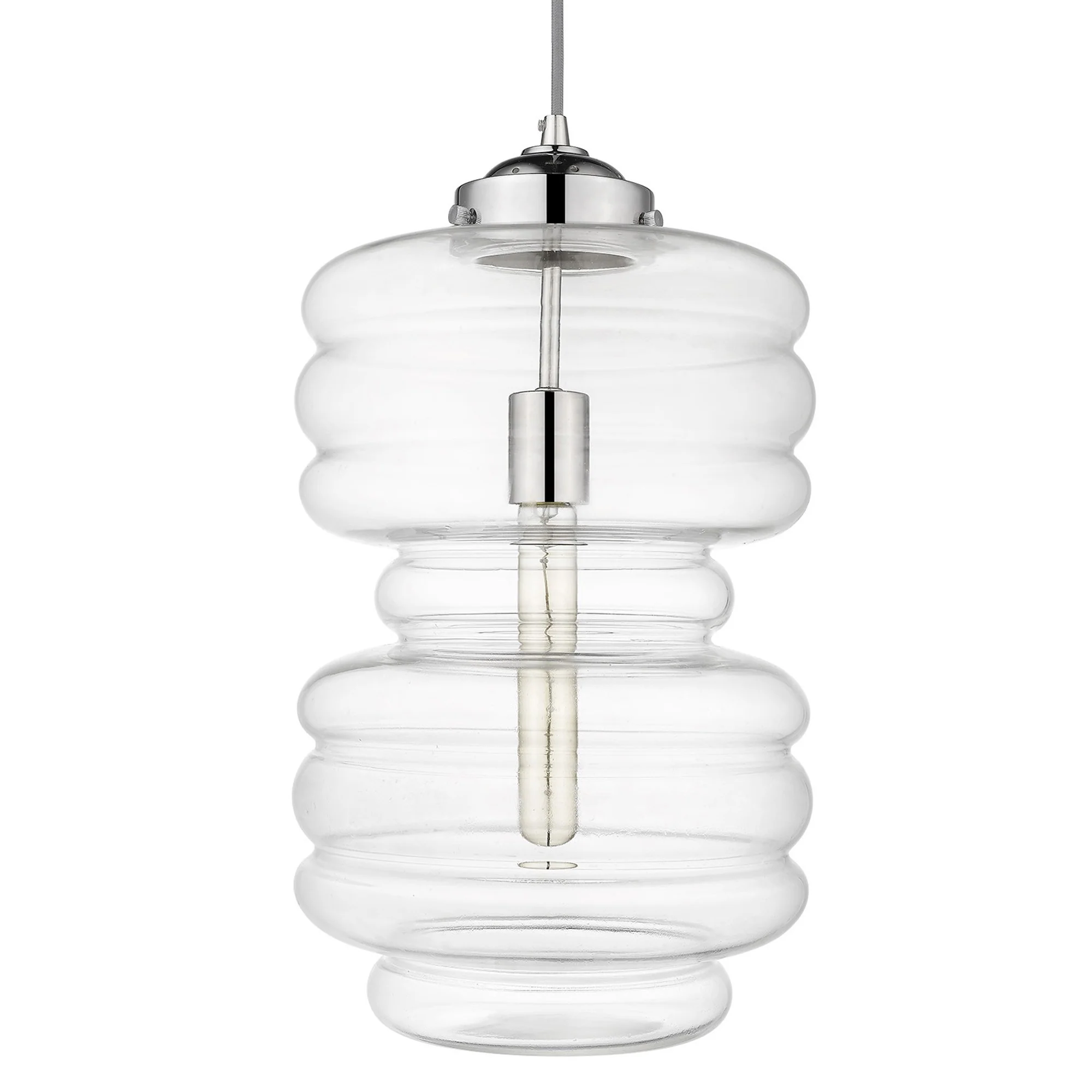 Ballina 1-Light Polished Nickel Mini-Pendant By Homeroots - 398249 - Image 3