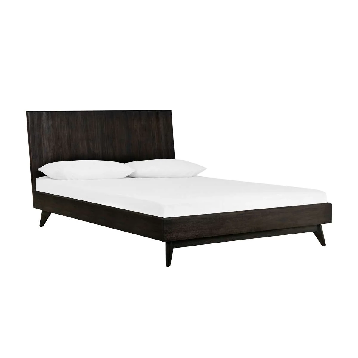 Baly 3 Piece Acacia Queen Loft Bed and Nightstands Bedroom Set By Armen Living - Image 3