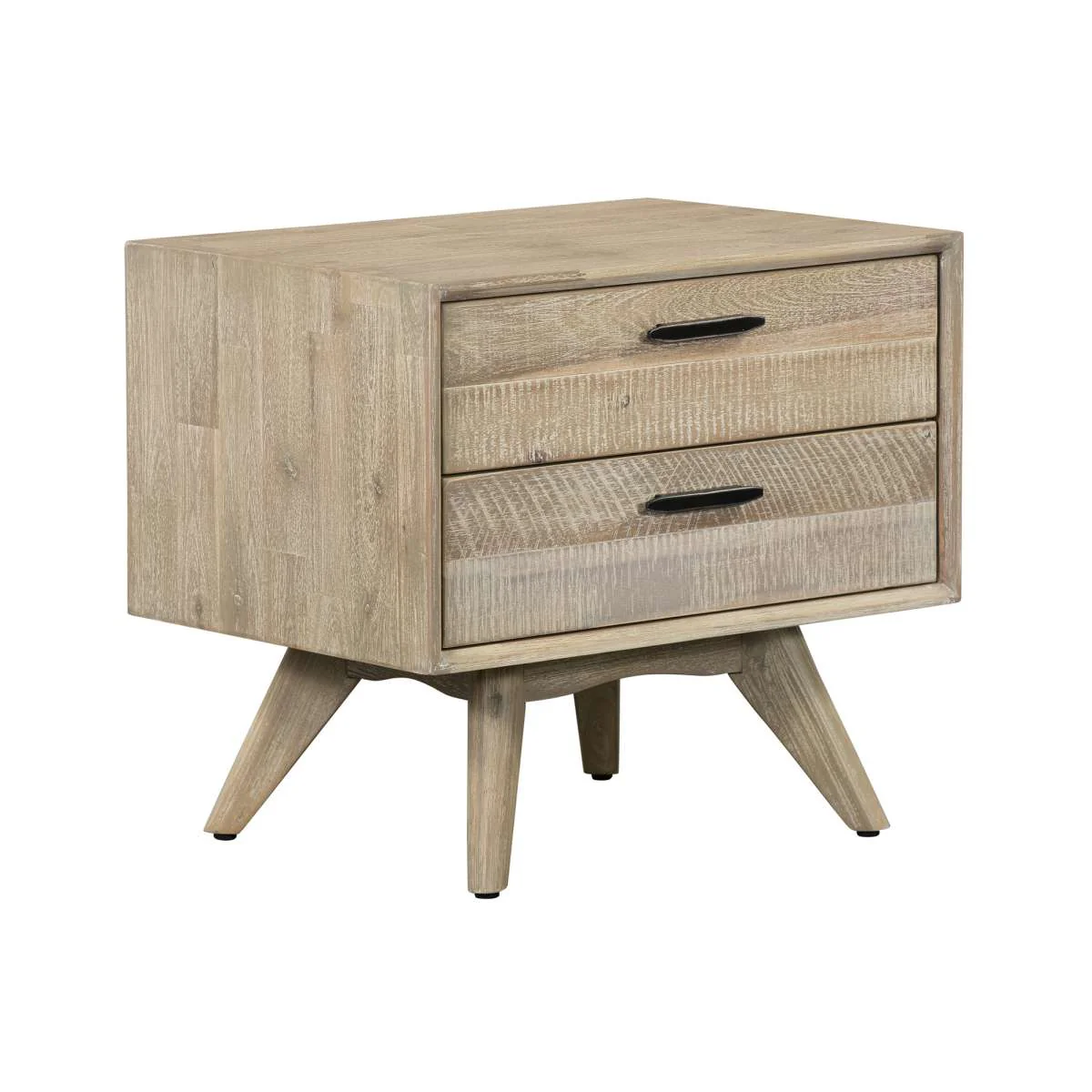 Baly 4 Piece Acacia King Platform Bedroom Set with Dresser and Nightstands By Armen Living - Image 6