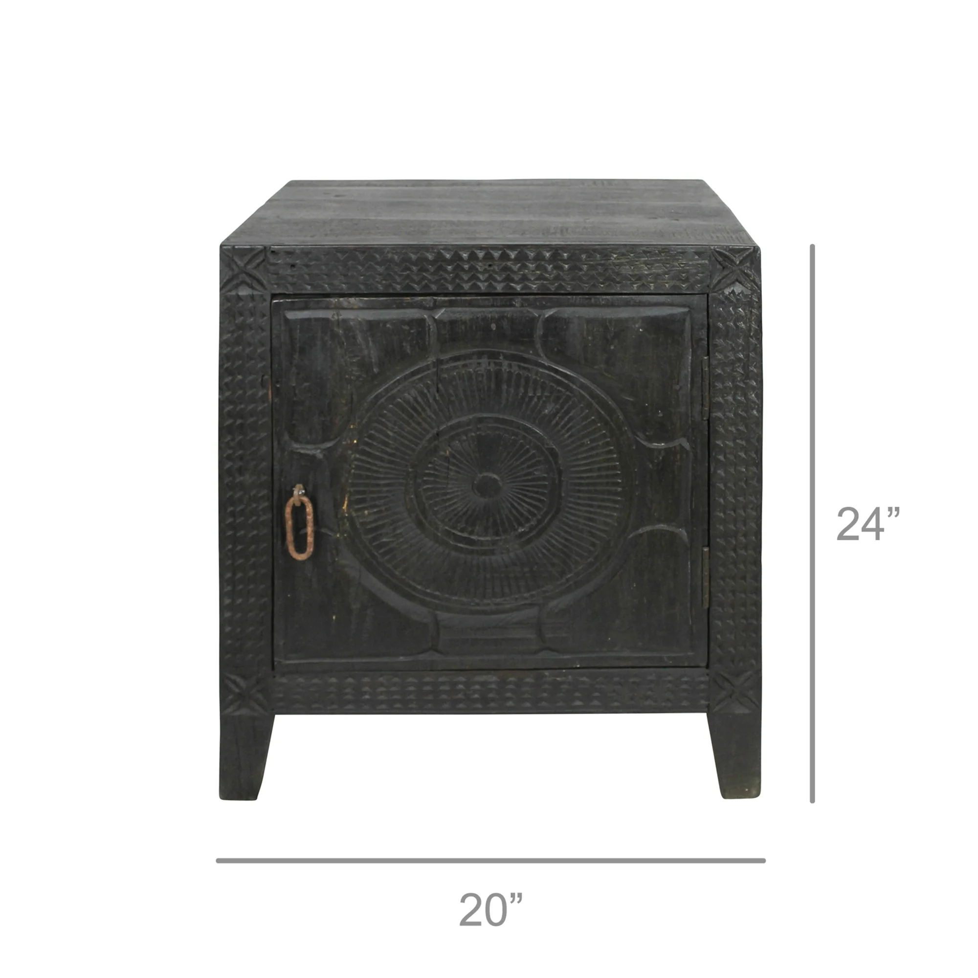 Bannock Bedside Table By HomArt - Image 4