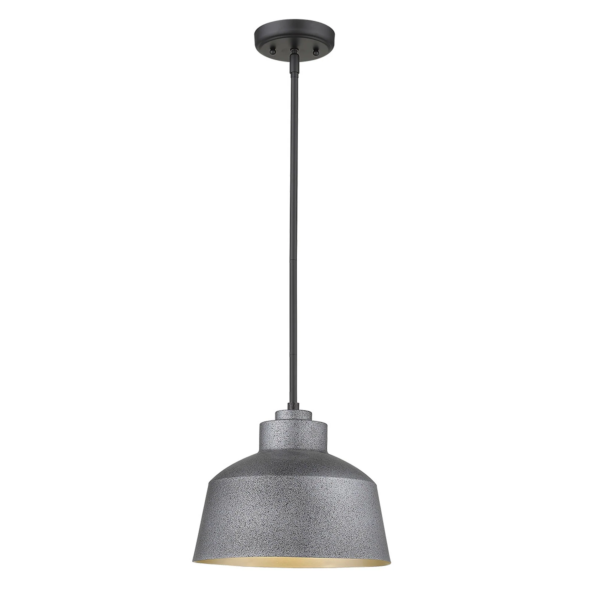 Barnes 1-Light Gray Convertible Pendant By Homeroots - Image 2