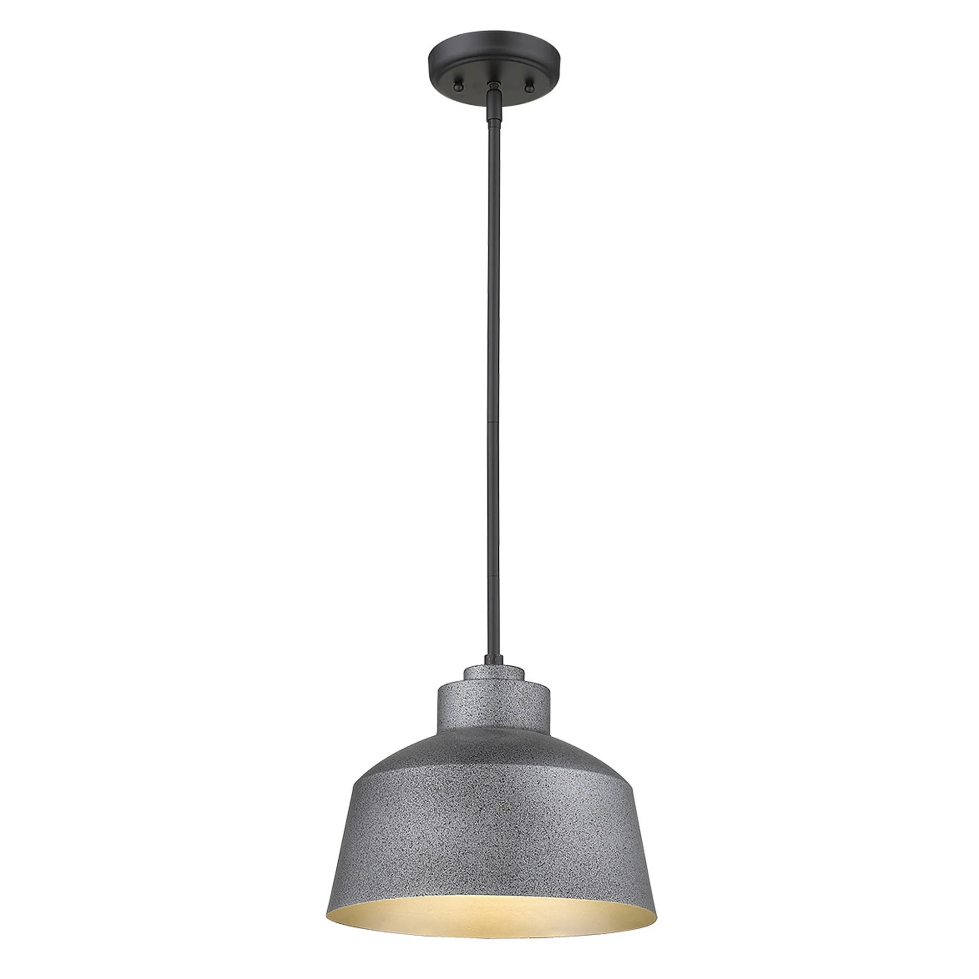 Barnes 1-Light Gray Convertible Pendant By Homeroots - Image 4