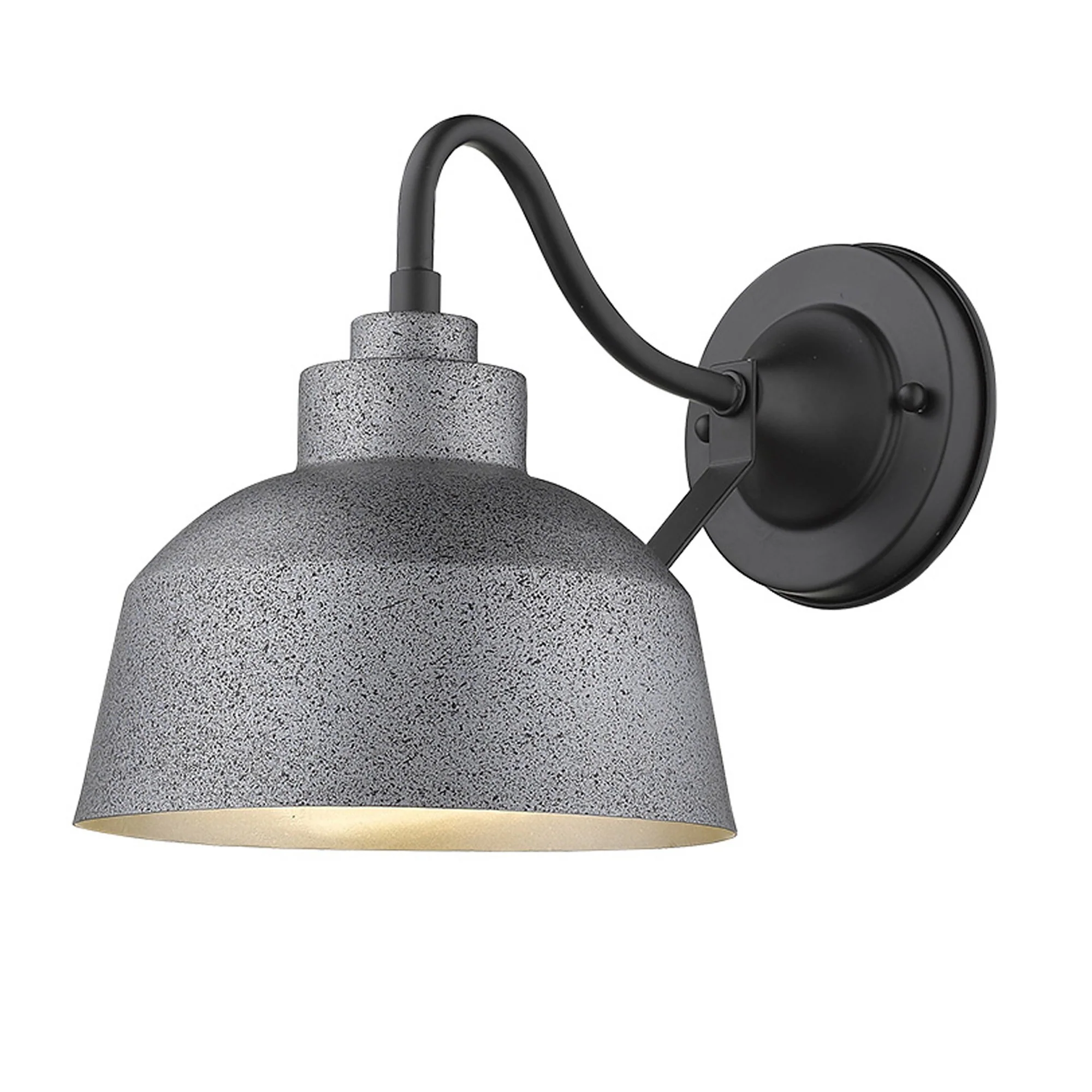 Barnes 1-Light Gray Wall Light By Homeroots - Image 2