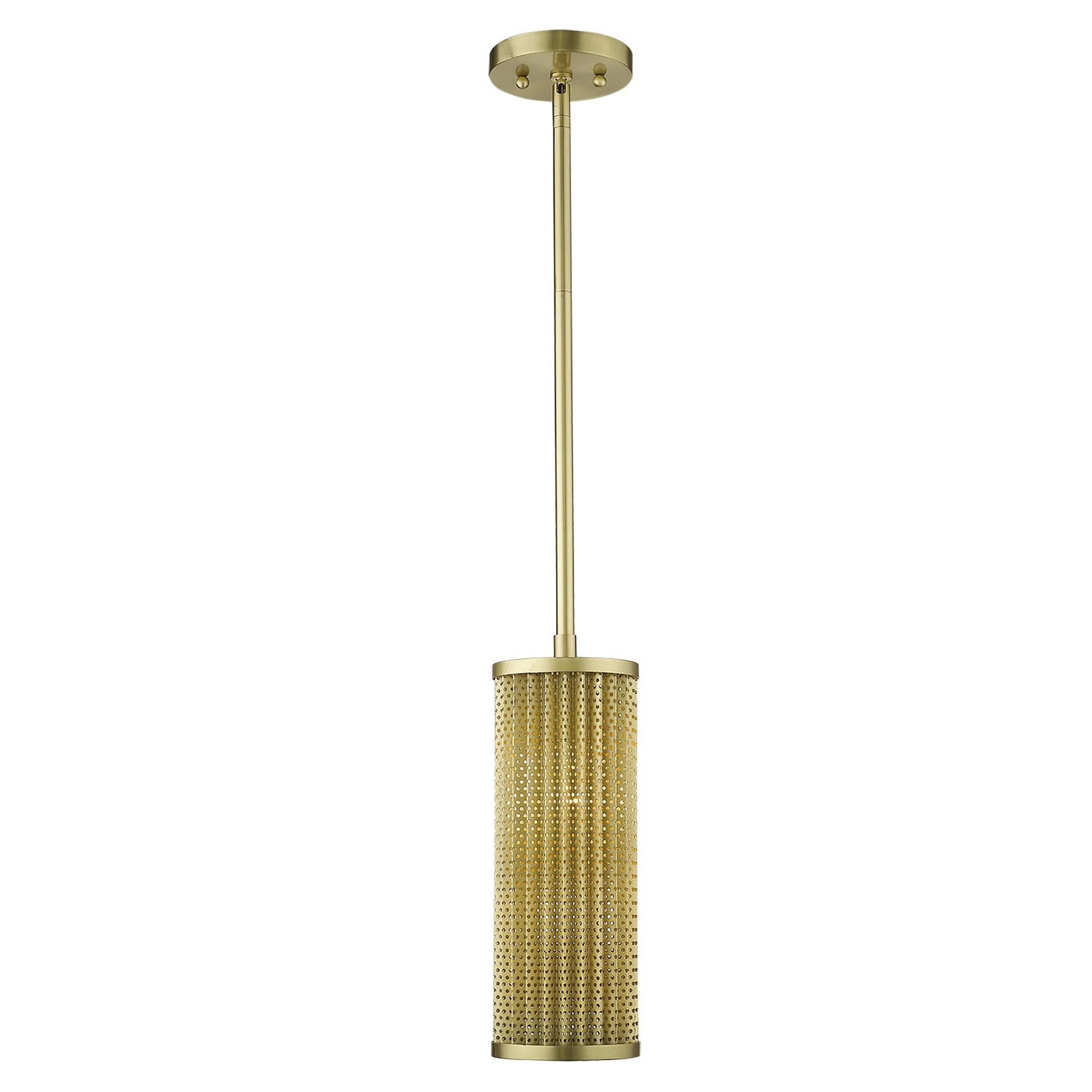 Basetti 1-Light Gold Pendant By Homeroots - Image 2