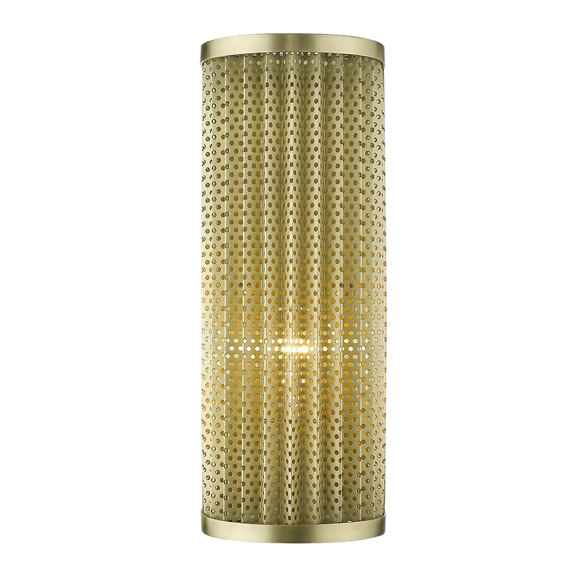 Basetti 1-Light Gold Sconce By Homeroots - Image 2