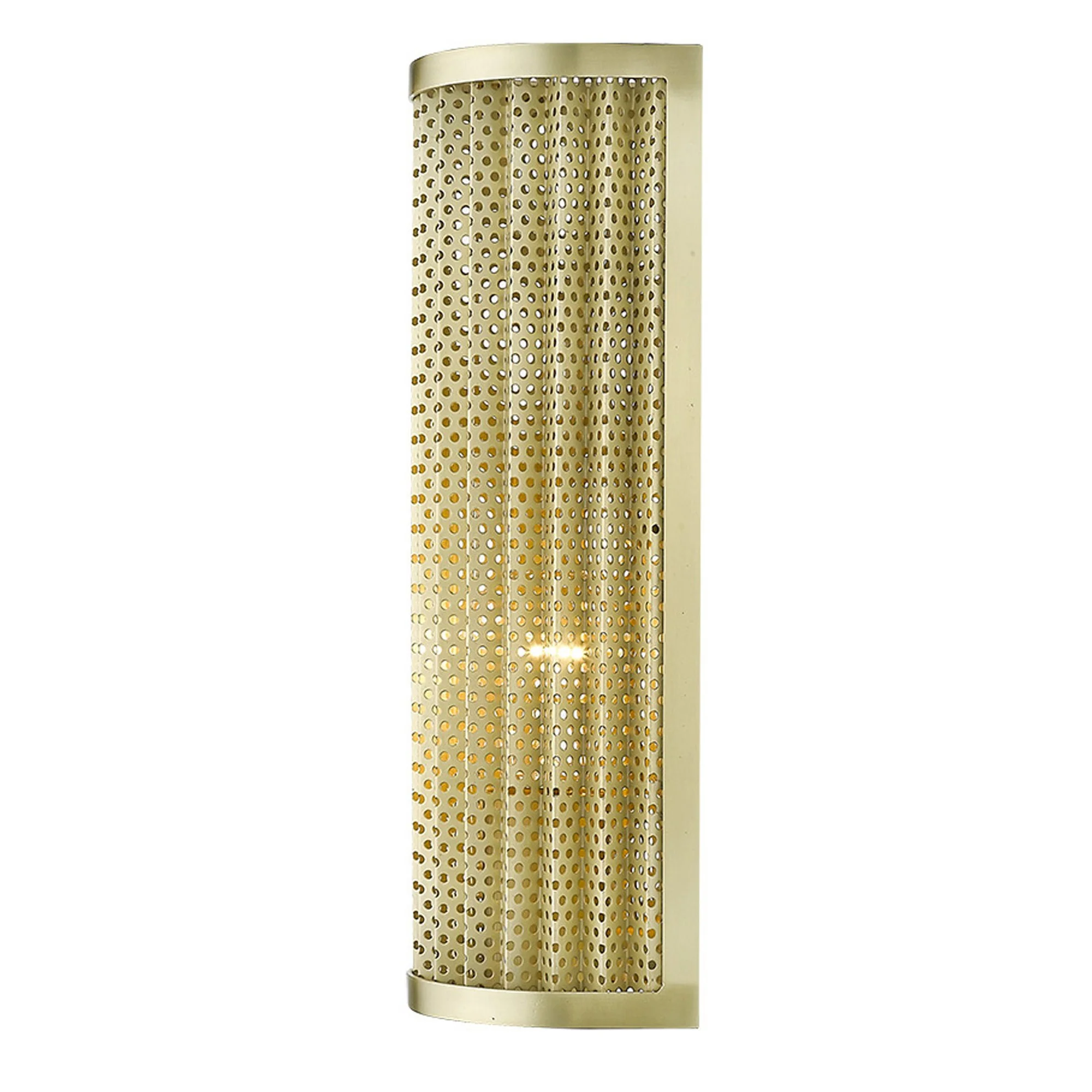 Basetti 1-Light Gold Sconce By Homeroots - Image 3