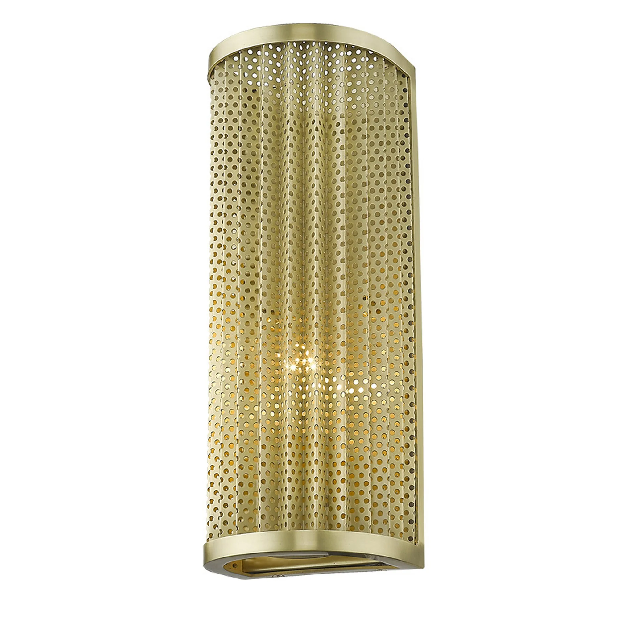 Basetti 1-Light Gold Sconce By Homeroots - Image 4