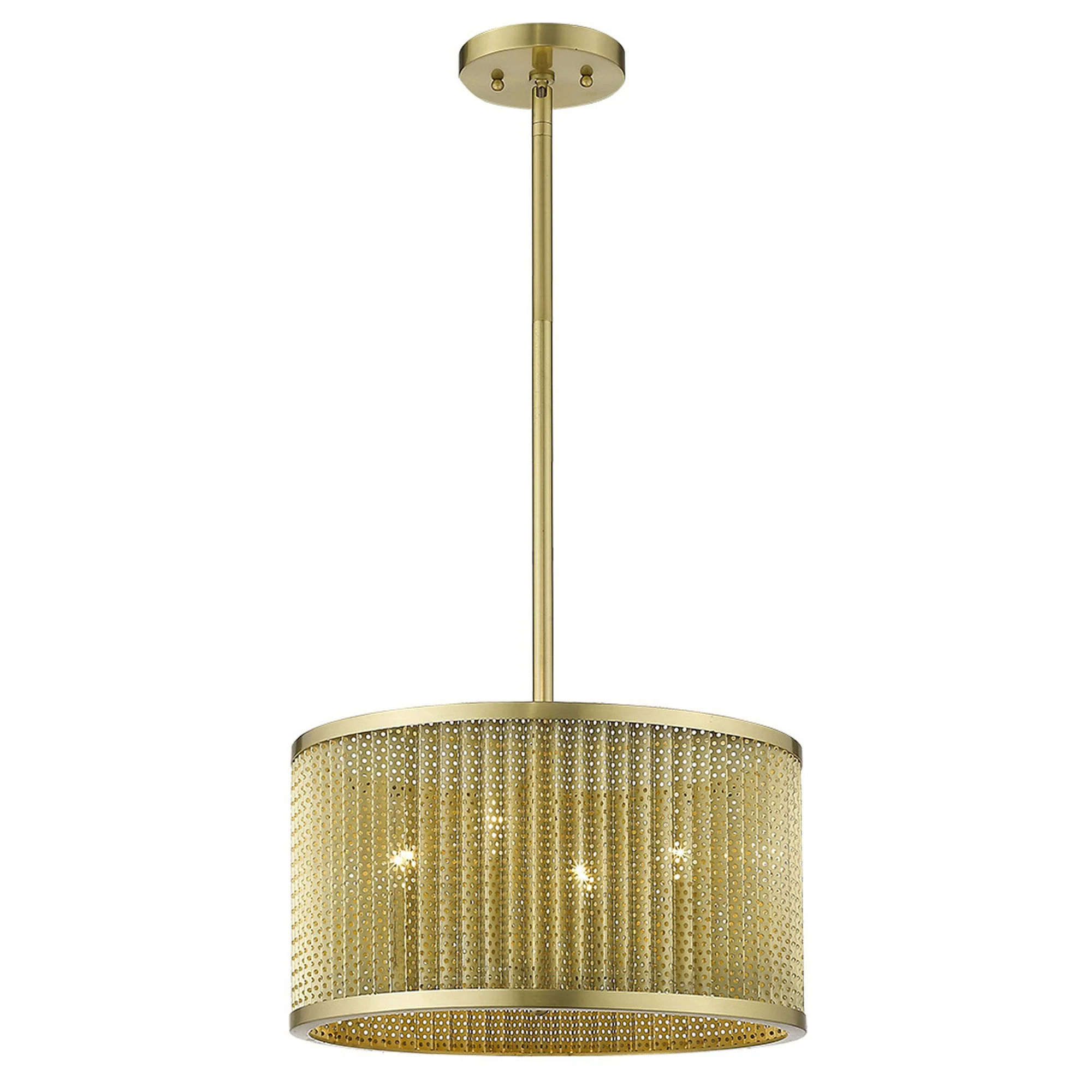 Basetti 4-Light Gold Convertible Pendant By Homeroots - Image 2