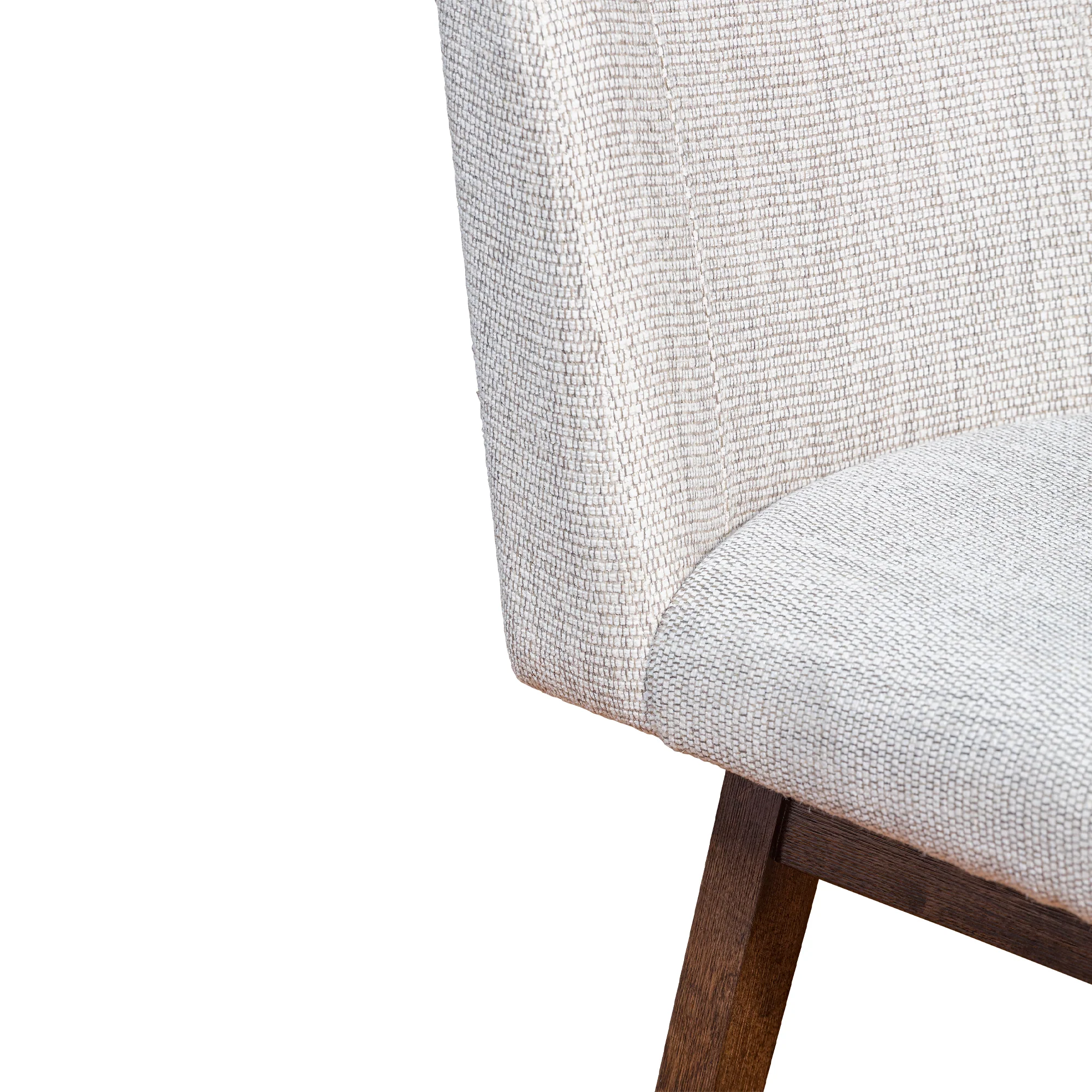 Basila Swivel Bar Stool in Brown Oak Wood Finish with Beige Fabric By Armen Living - Image 10