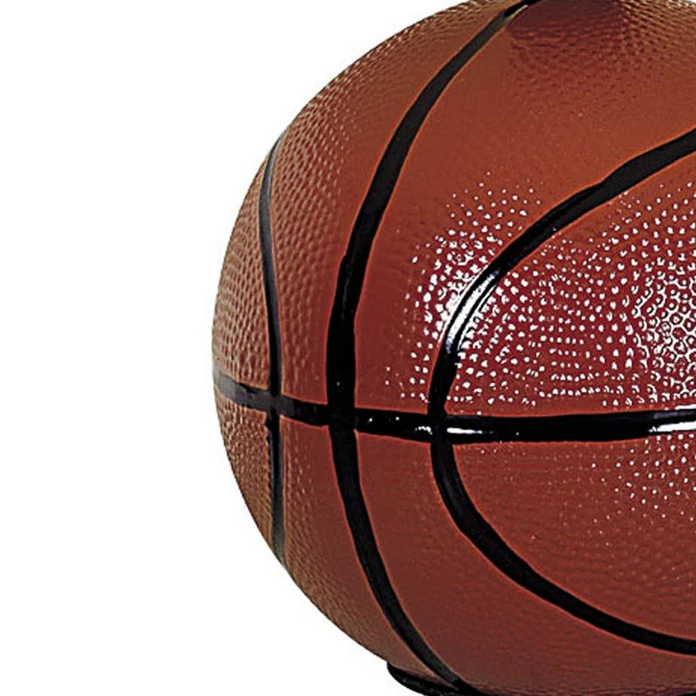 Basketball Shaped Table Lamp with White Shade By Homeroots - Image 4