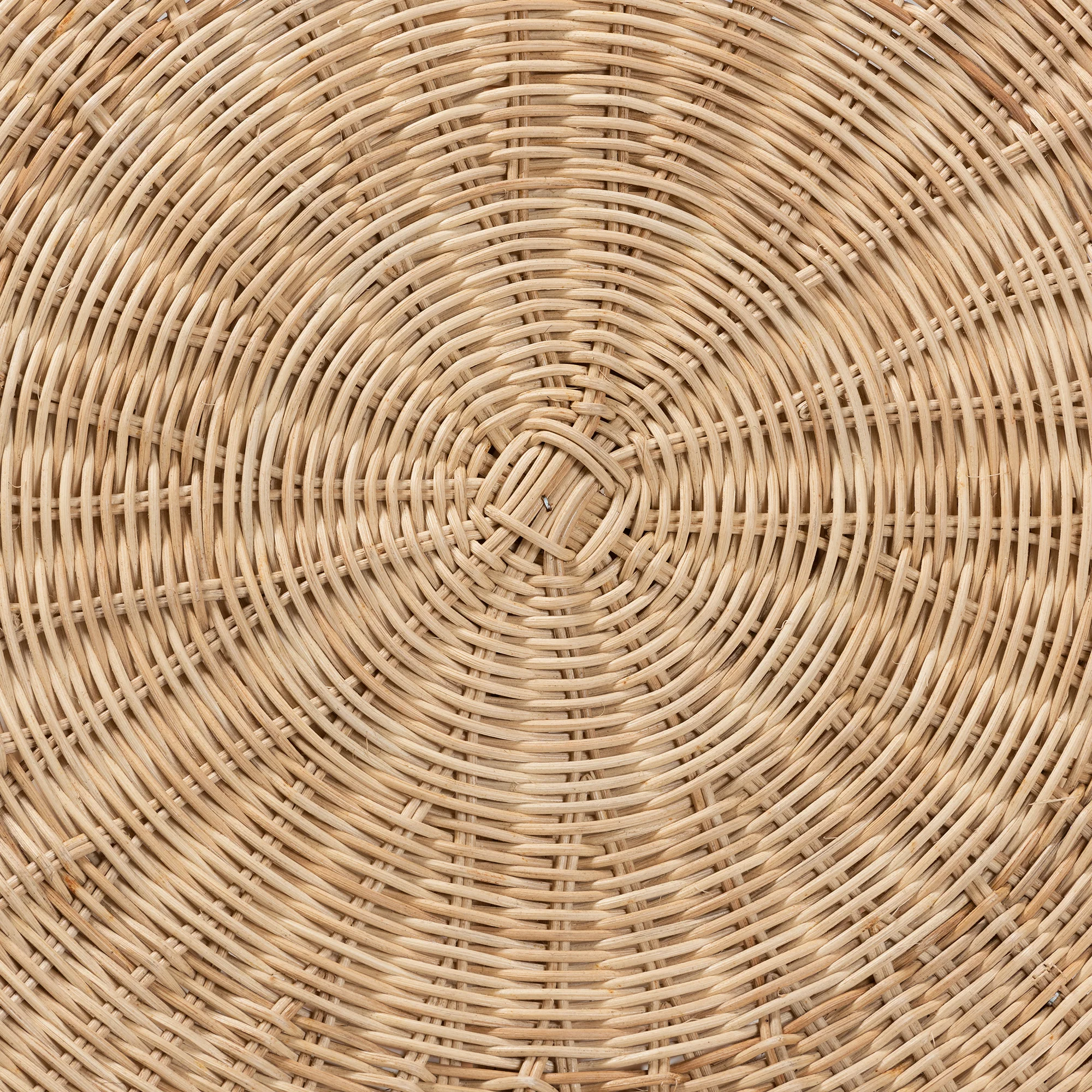 Baxton Studio Abbey Modern Bohemian Natural Brown Antique Rattan 3-Piece Living Room Set - Image 10