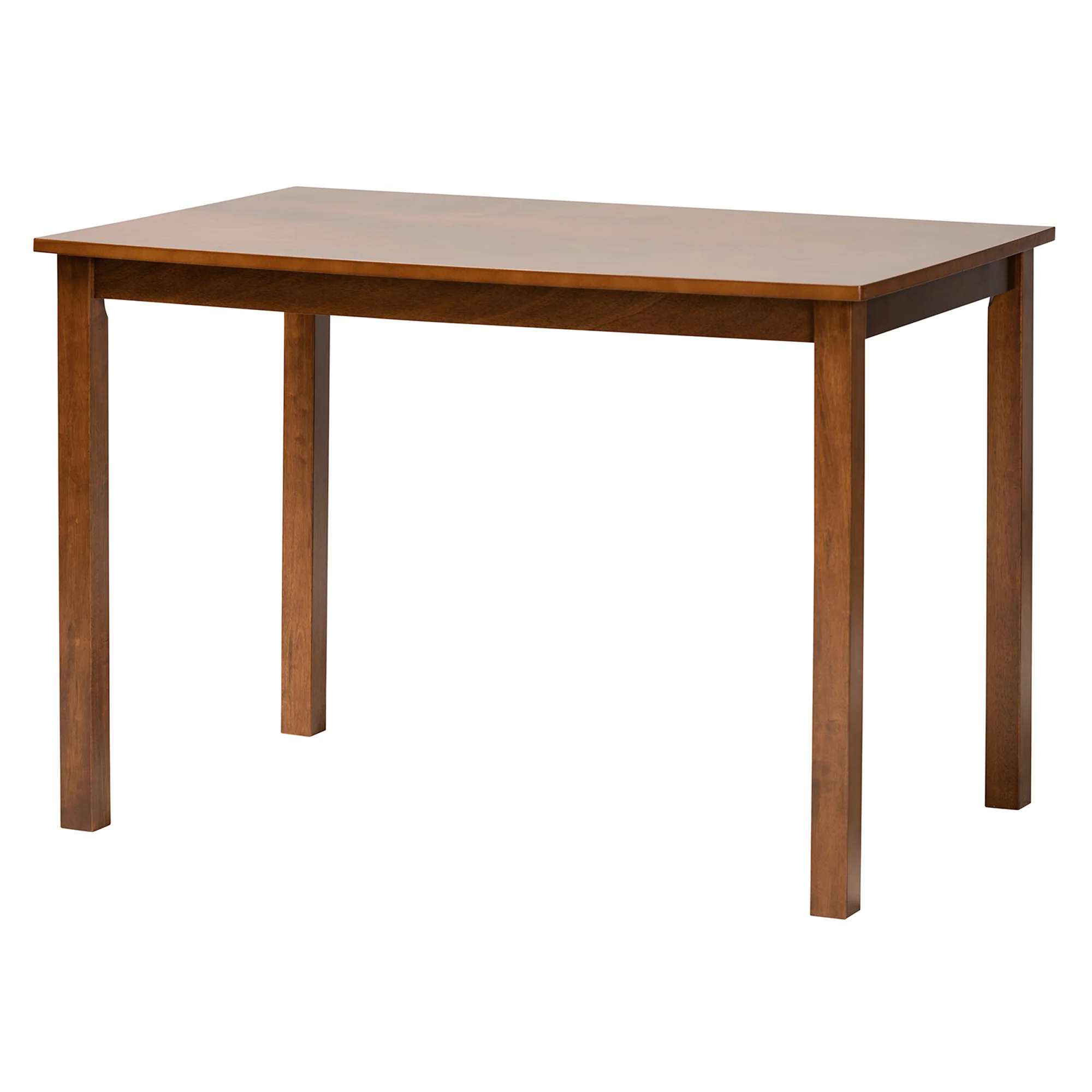 Baxton Studio Abigail Modern Grey Fabric and Walnut Brown Finished Wood 5-Piece Dining Set - Image 6
