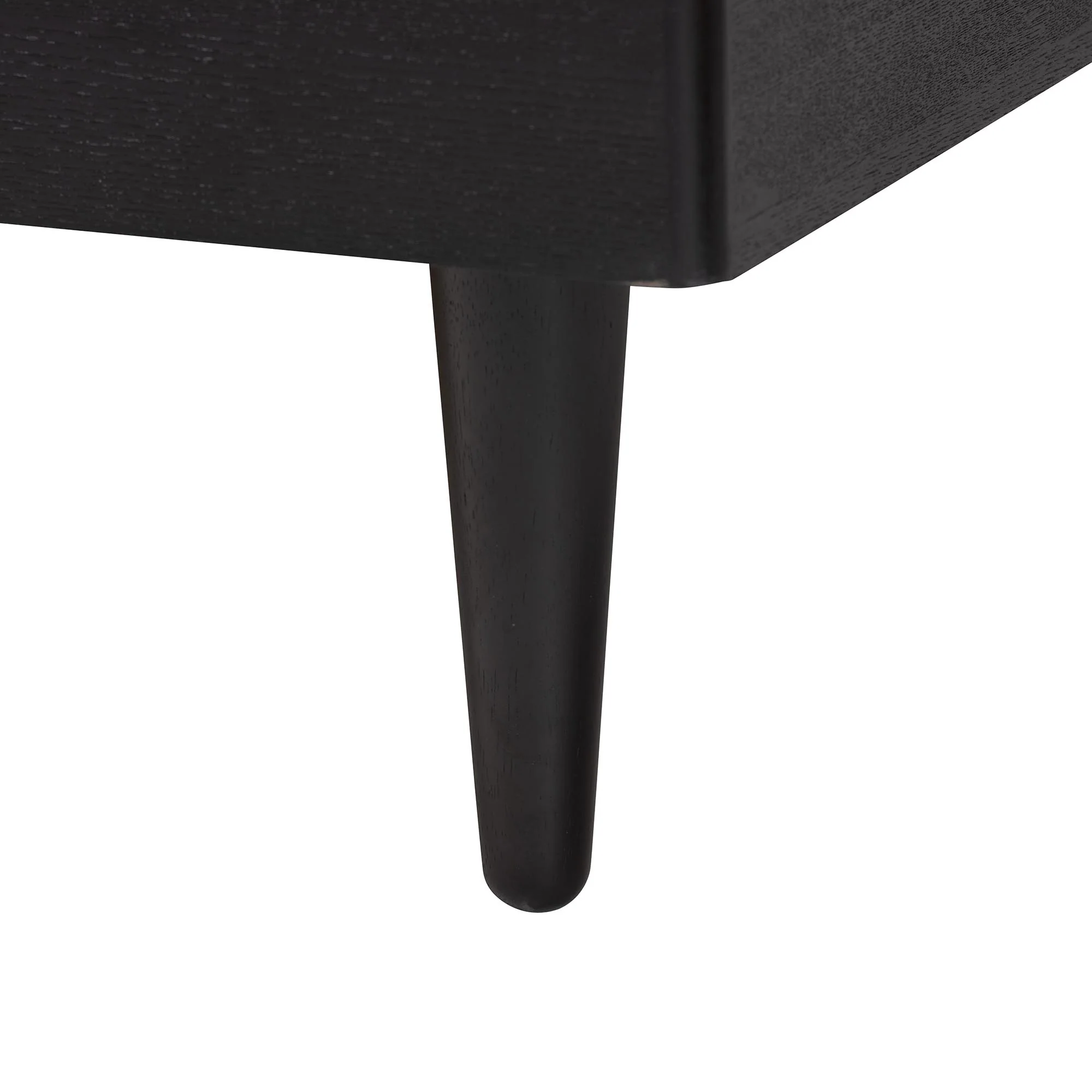 Baxton Studio Adriano Transitional Beige Fabric and Black Wood Queen Size Bed with Built-In Side Tables - Image 10