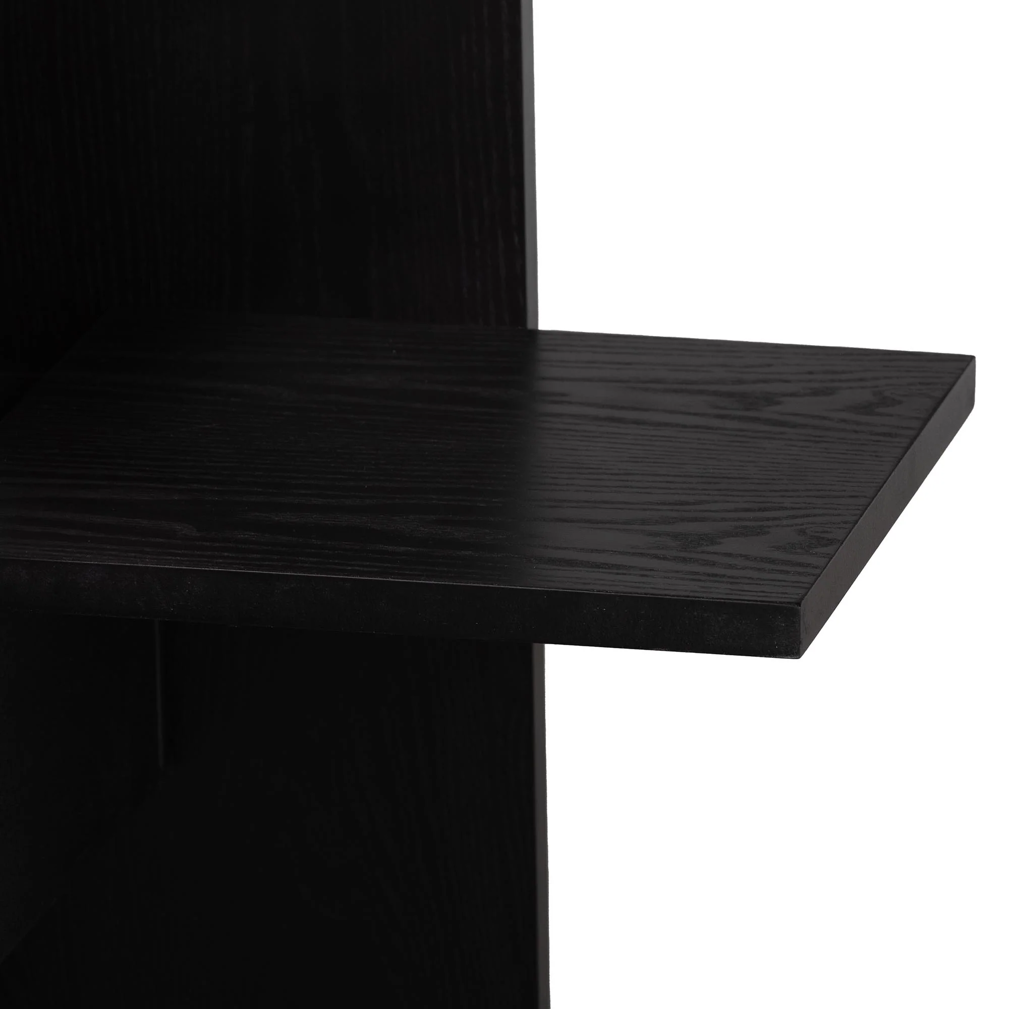 Baxton Studio Adriano Transitional Beige Fabric and Black Wood Queen Size Bed with Built-In Side Tables - Image 9