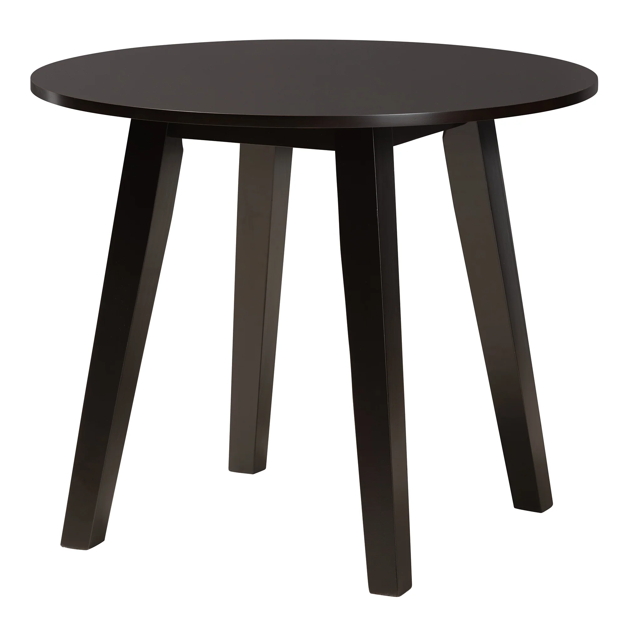 Baxton Studio Alani Modern Beige Fabric and Dark Brown Finished Wood 5-Piece Dining Set - Image 6
