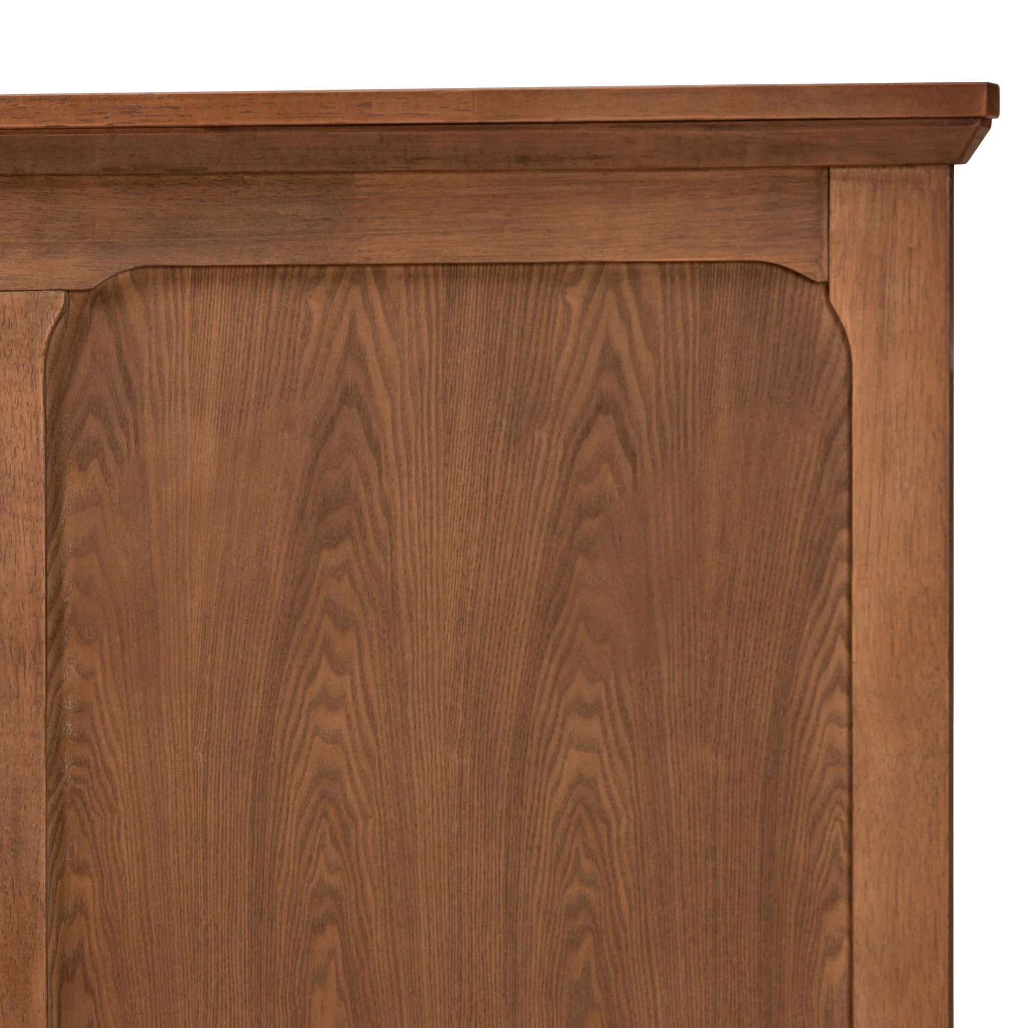 Baxton Studio Alarice Classic and Traditional Ash Walnut Finished Wood Queen Size Headboard - Image 4
