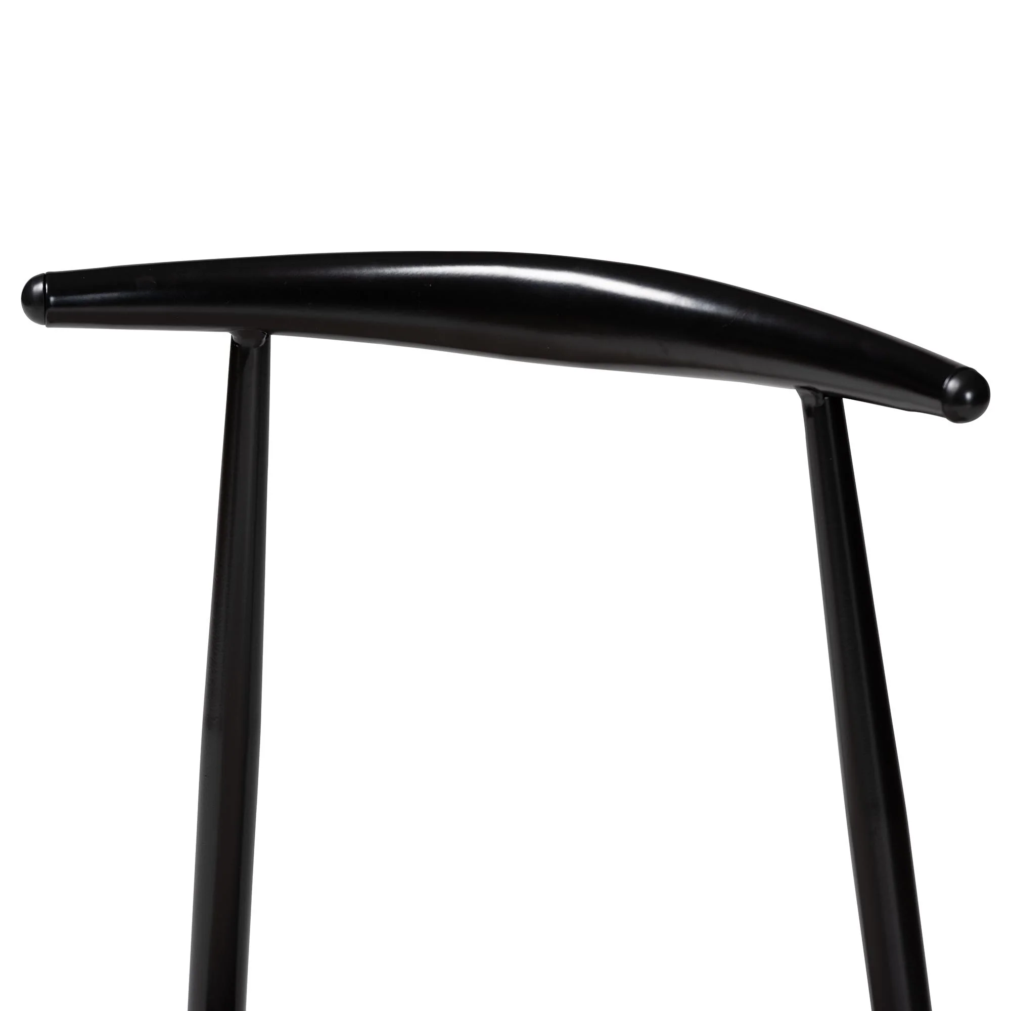 Baxton Studio Arnold Modern Industrial Beige Fabric and Metal Dining Chair - Image 10