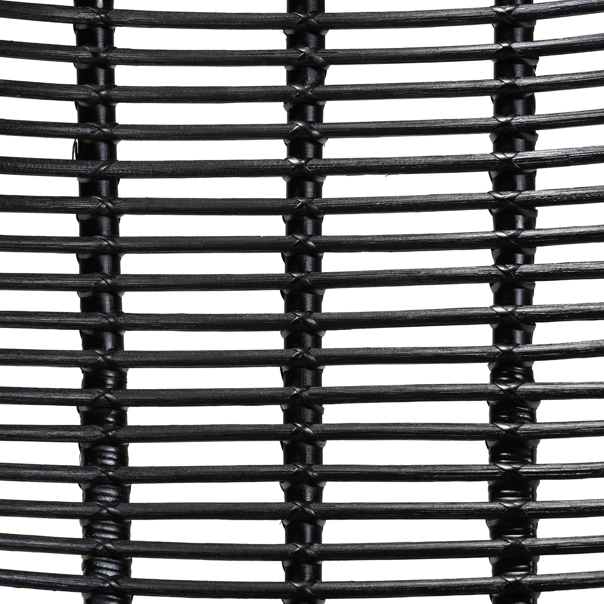 Baxton Studio bali & pari Colorado Modern Bohemian Natural Brown Rattan and Black Metal Accent Chair - Image 18