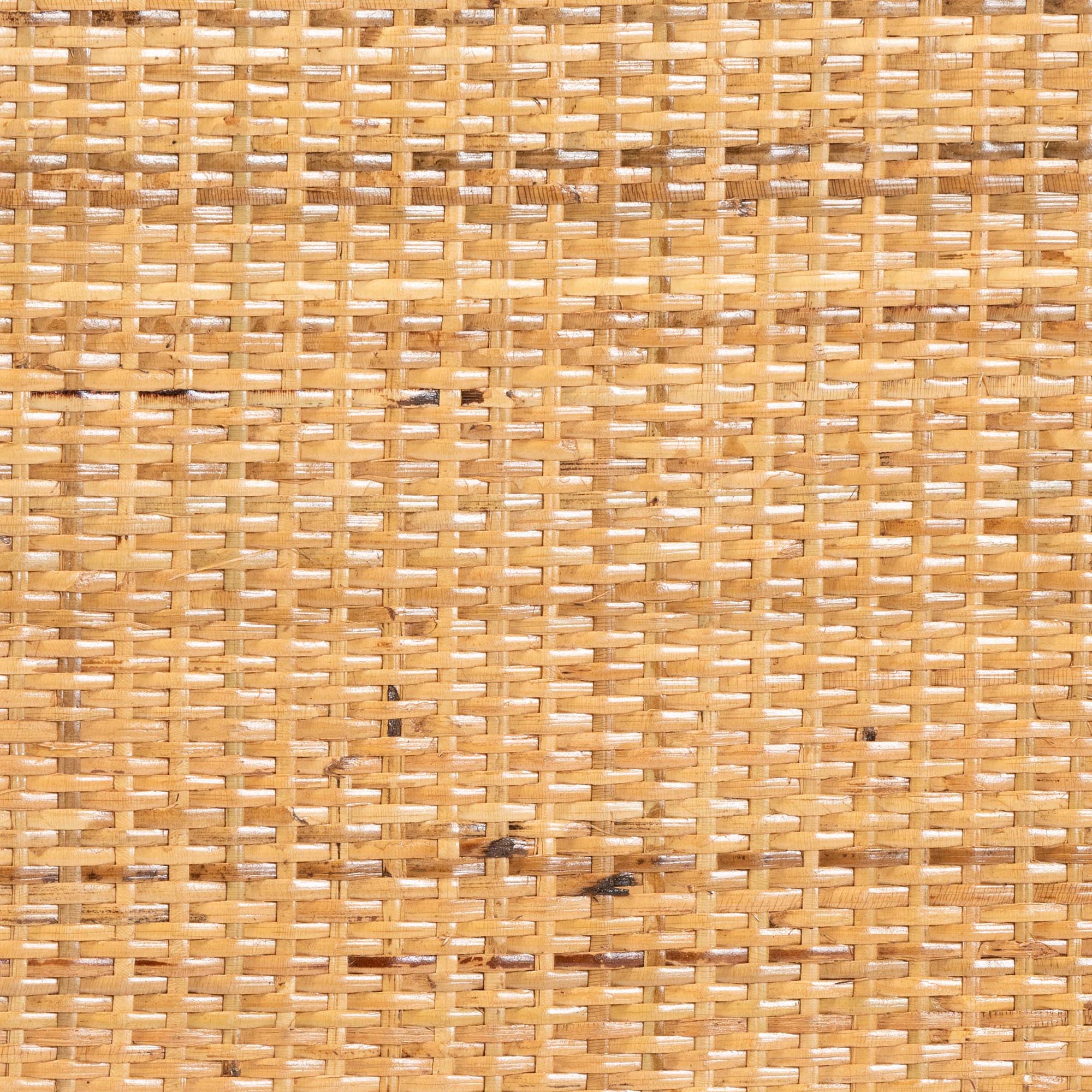 Baxton Studio bali & pari Curacao Modern Bohemian Light Honey Rattan 2-Drawer Bookcase - Image 10